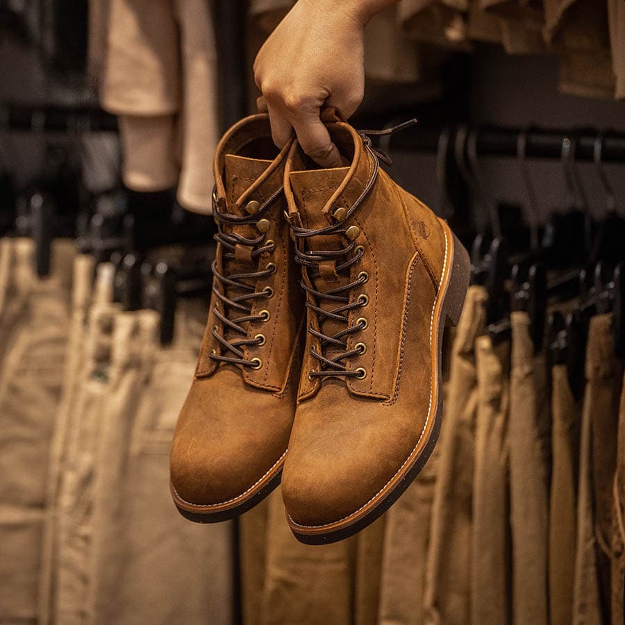 Giày Boots Lineman Beckman- Bò 7