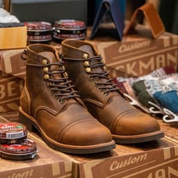Giày boots Beckman Ironboots - Bò