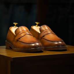 Giày Beckman Penny Loafer - màu Bò Cháy