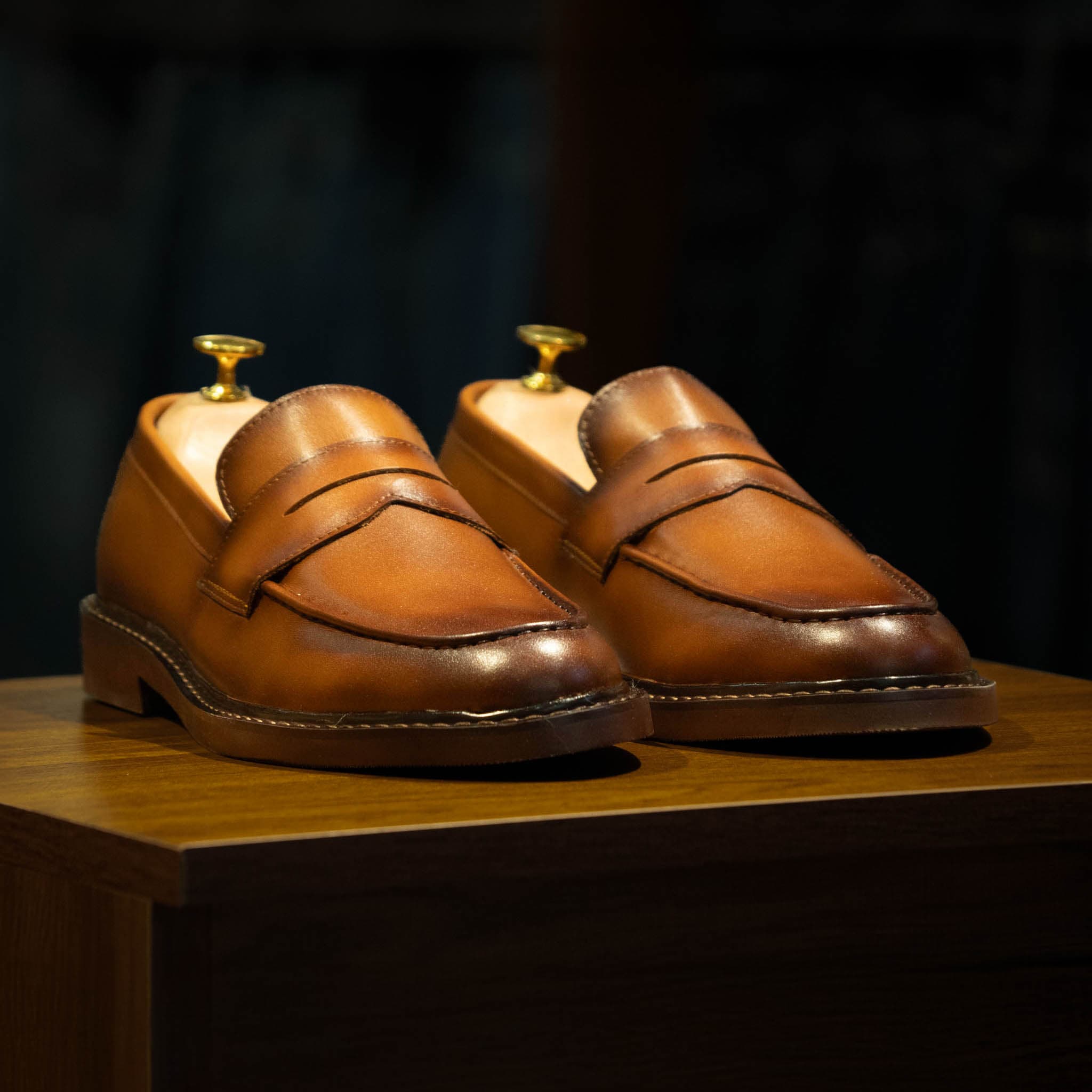 Giày Beckman Penny Loafer - màu Bò Cháy