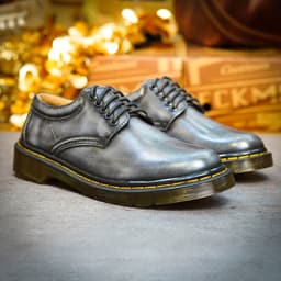 Giày Classic 8053 Chỉ Vàng - Xanh Navy