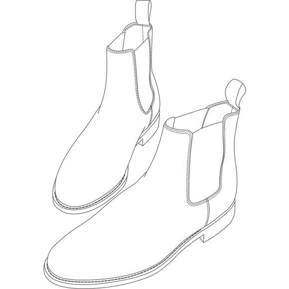 Thiết kế của mẫu Chelsea Boots đơn giản, dễ ứng dụng