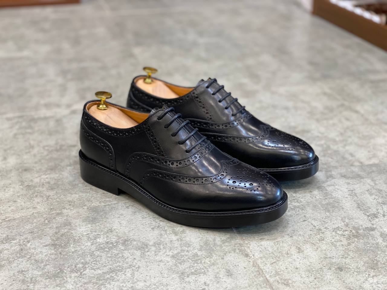 Giày Beckman Wingstip Full Brogue