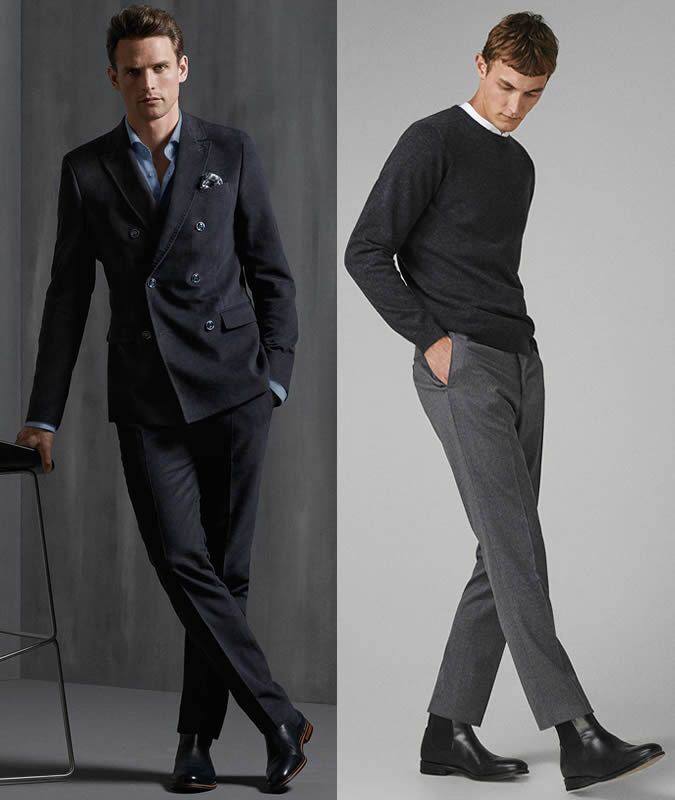 Chelsea boots Santoni cao cổ
