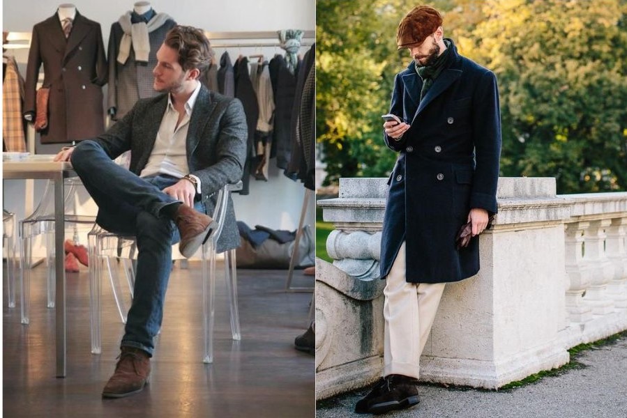 Chukka boots là mẫu giày da nam cao cấp luôn được ưa chuộng