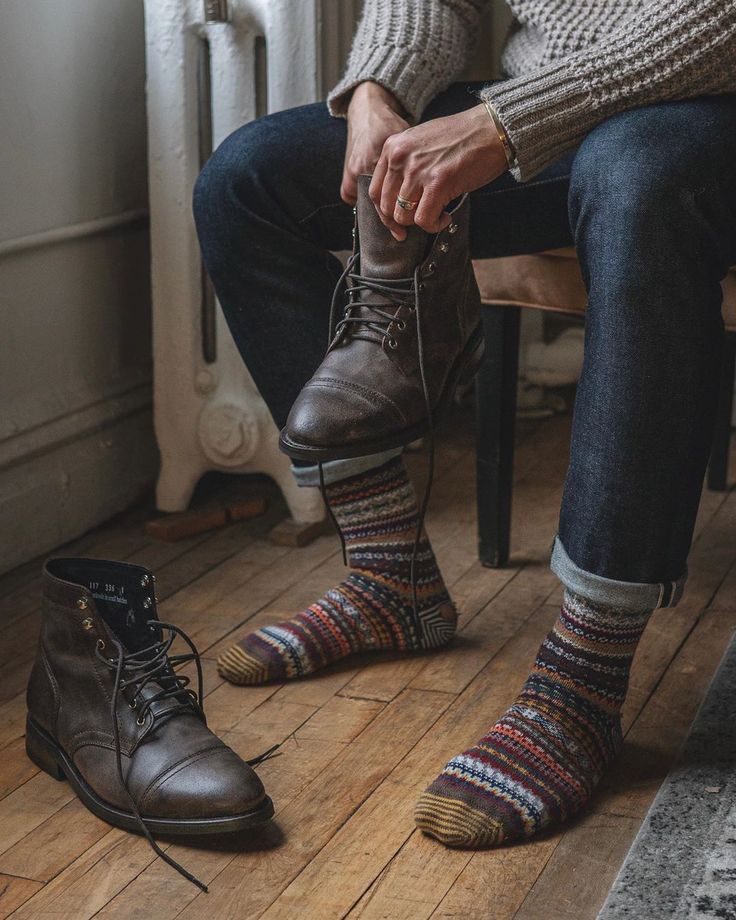 Giày boot nam da bò sáp cực đẹp