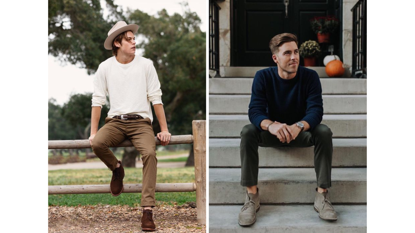 Chukka Boots biến hóa linh hoạt nhiều phong cách