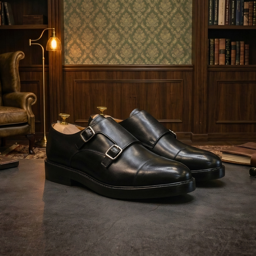 Giày Beckman Monkstrap Captoe