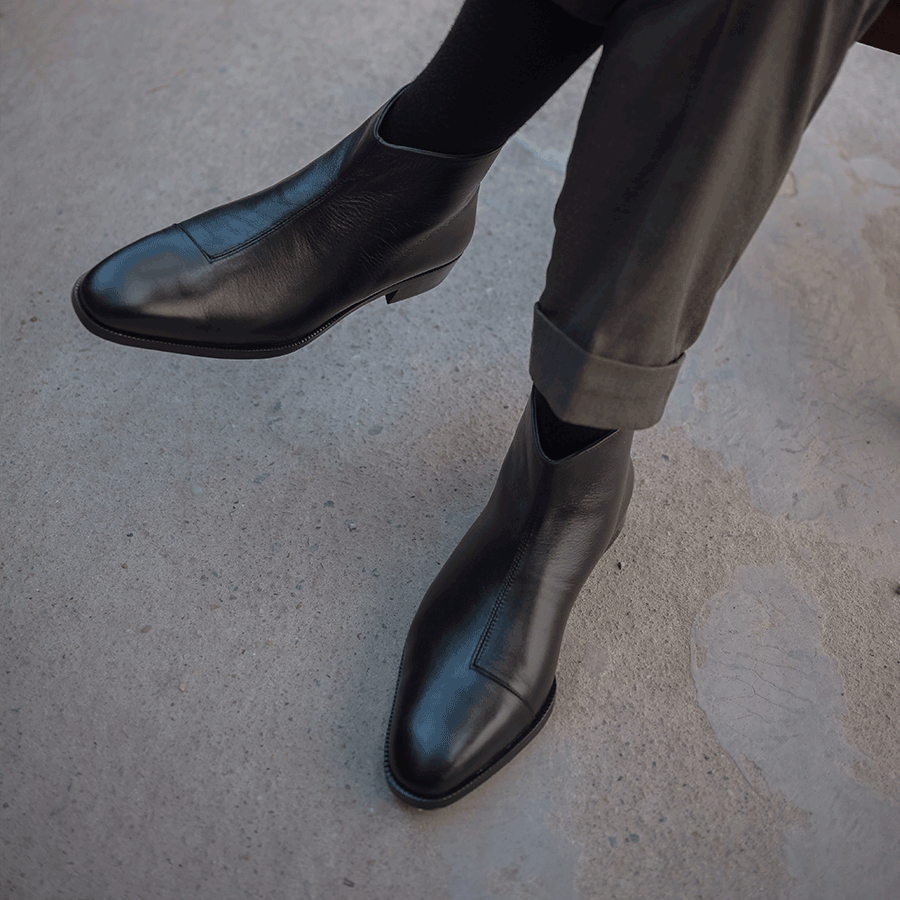 Giày Santoni Backzip Boots