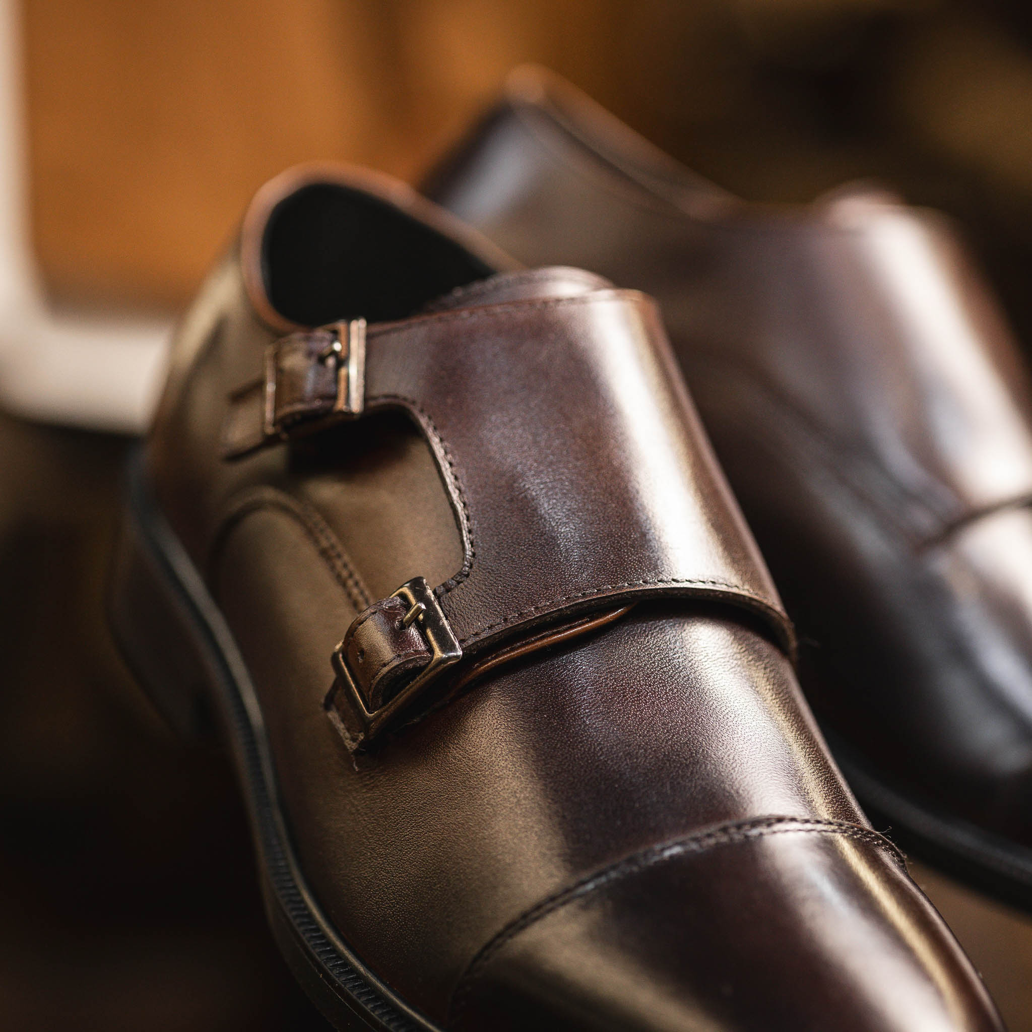 Giày Beckman Double Monkstrap - Nâu 4