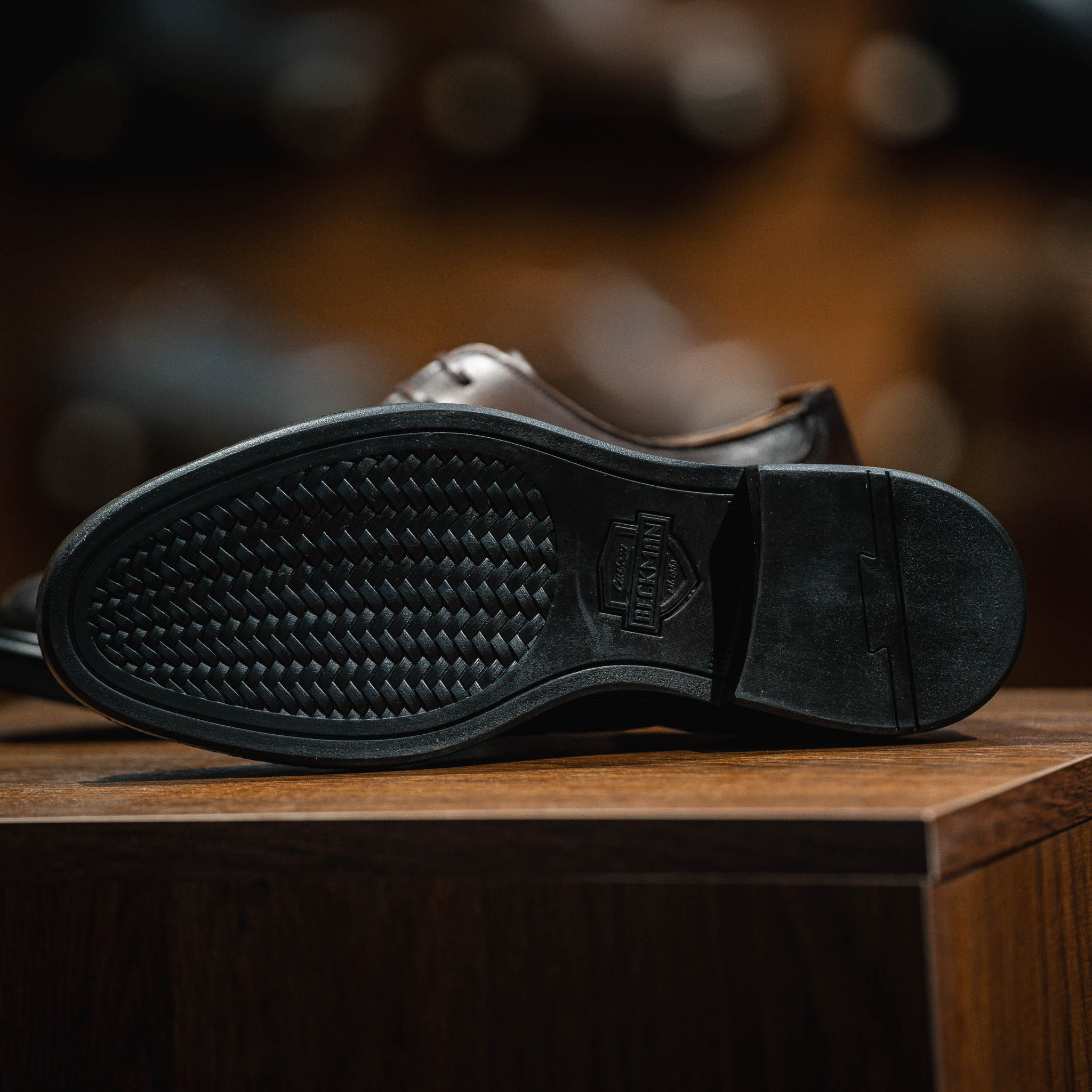 Giày Oxford Captoe Dòng Macallan Beckman - Nâu Patina 4