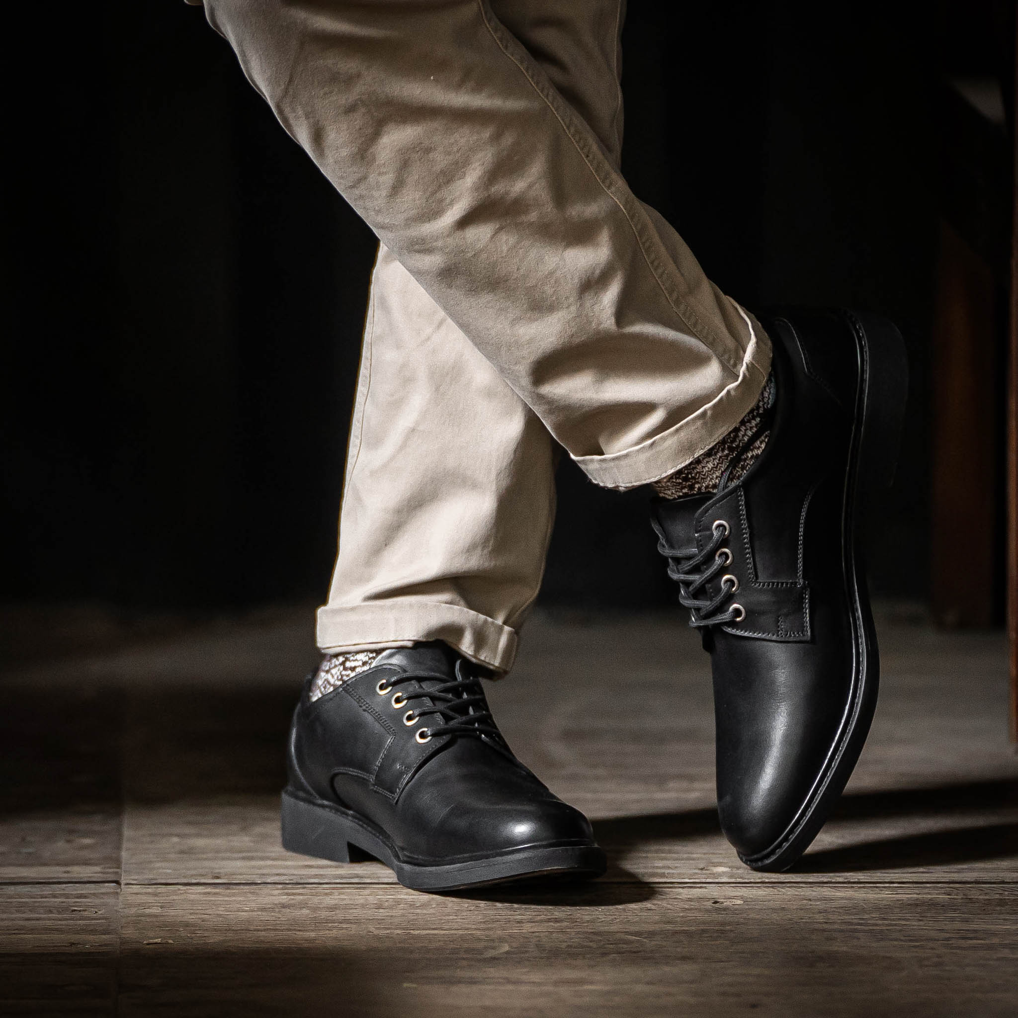 Giày Derby Classic Dòng Brandy Beckman- Đen Patina 14