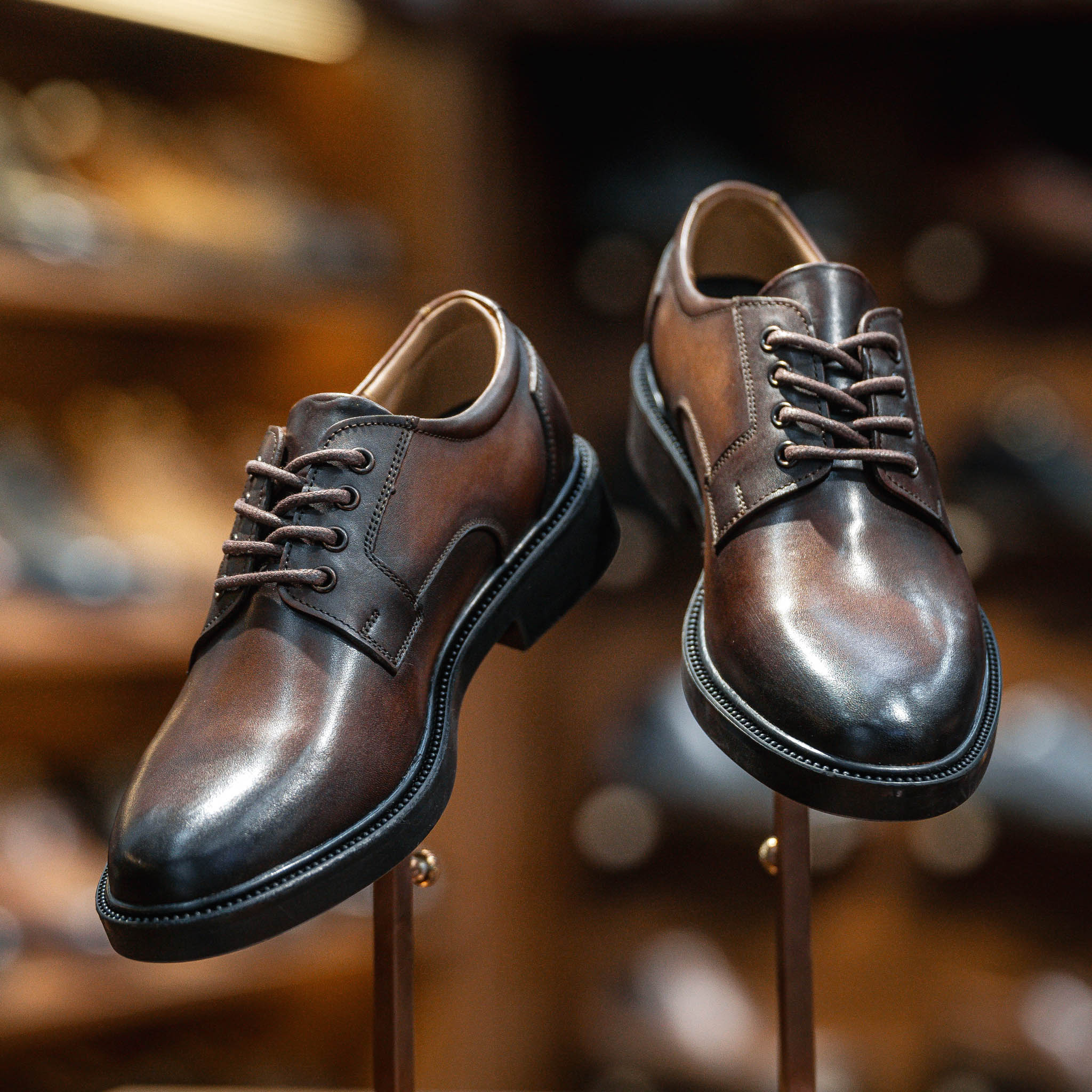 Giày Derby Classic Dòng Brandy Beckman- Nâu Patina 2