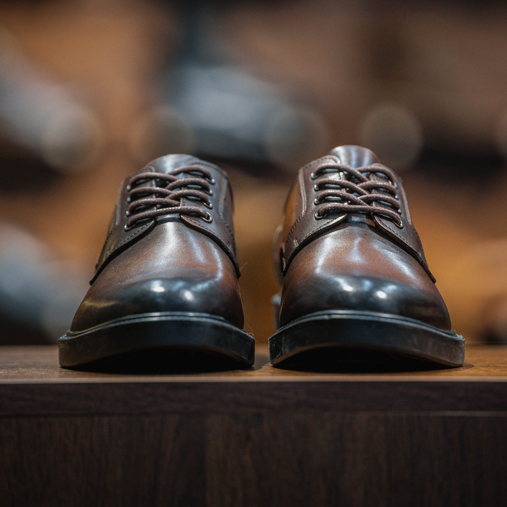 Giày Derby Classic Dòng Brandy Beckman- Nâu Patina 5