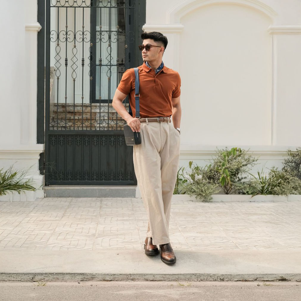 Giày Oxford Slipon Dòng Pisco Beckman- Nâu Patina 9