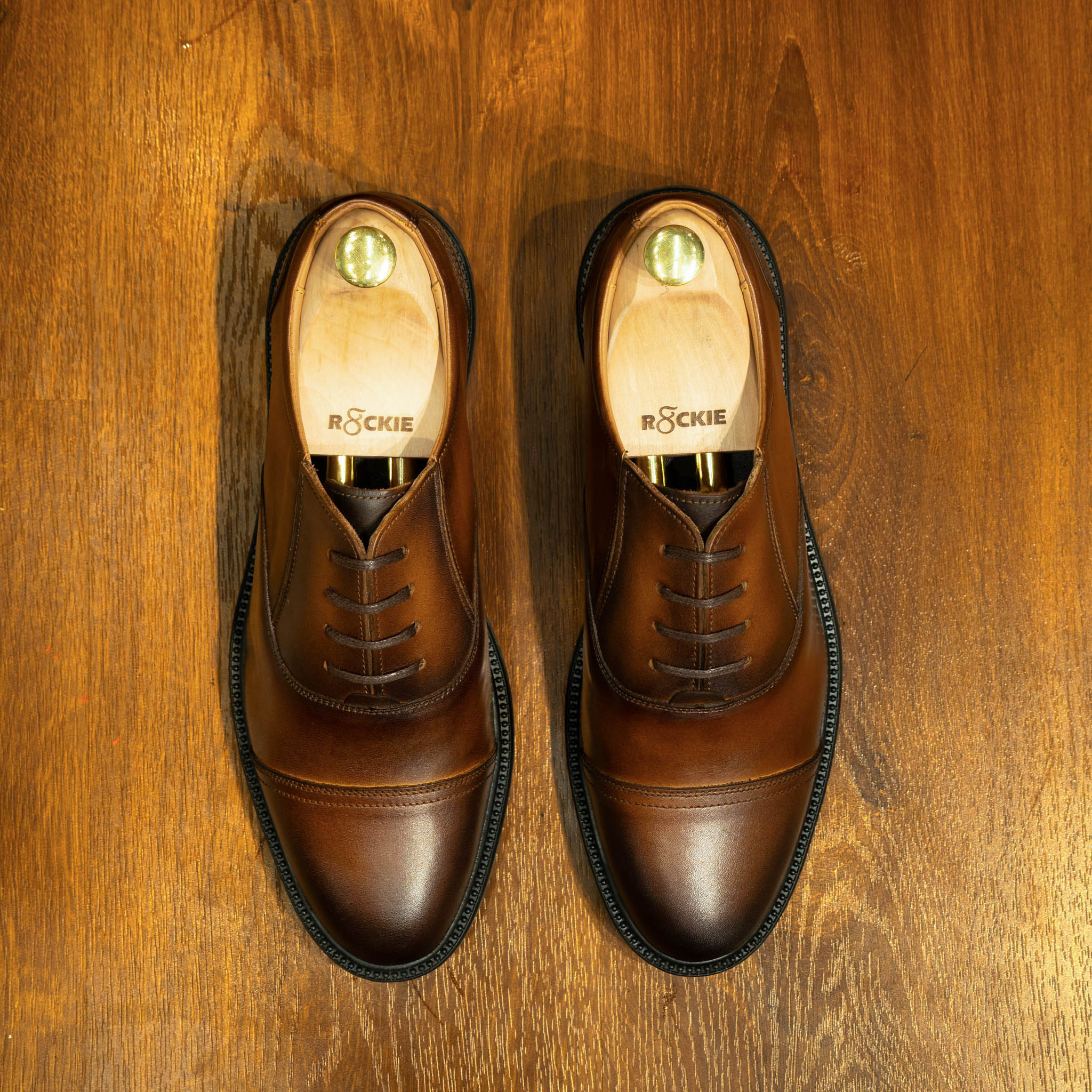 Giày Oxford Dòng Remy Martin Beckman - Nâu Patina 3