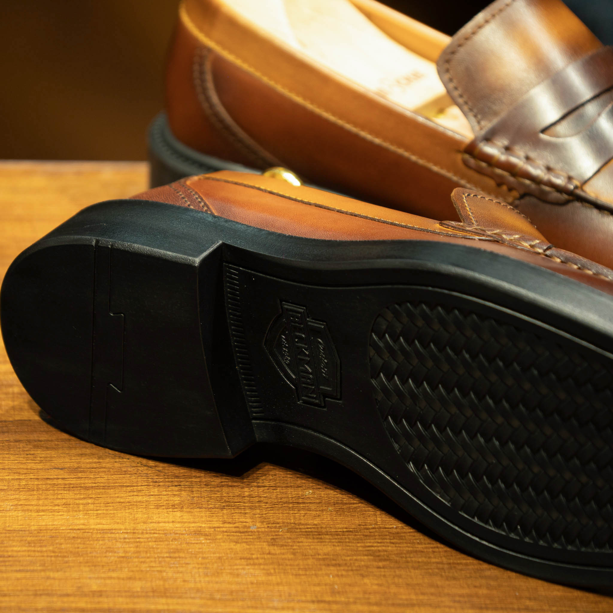 Giày Beckman Penny Loafer - Cognac Patina 3