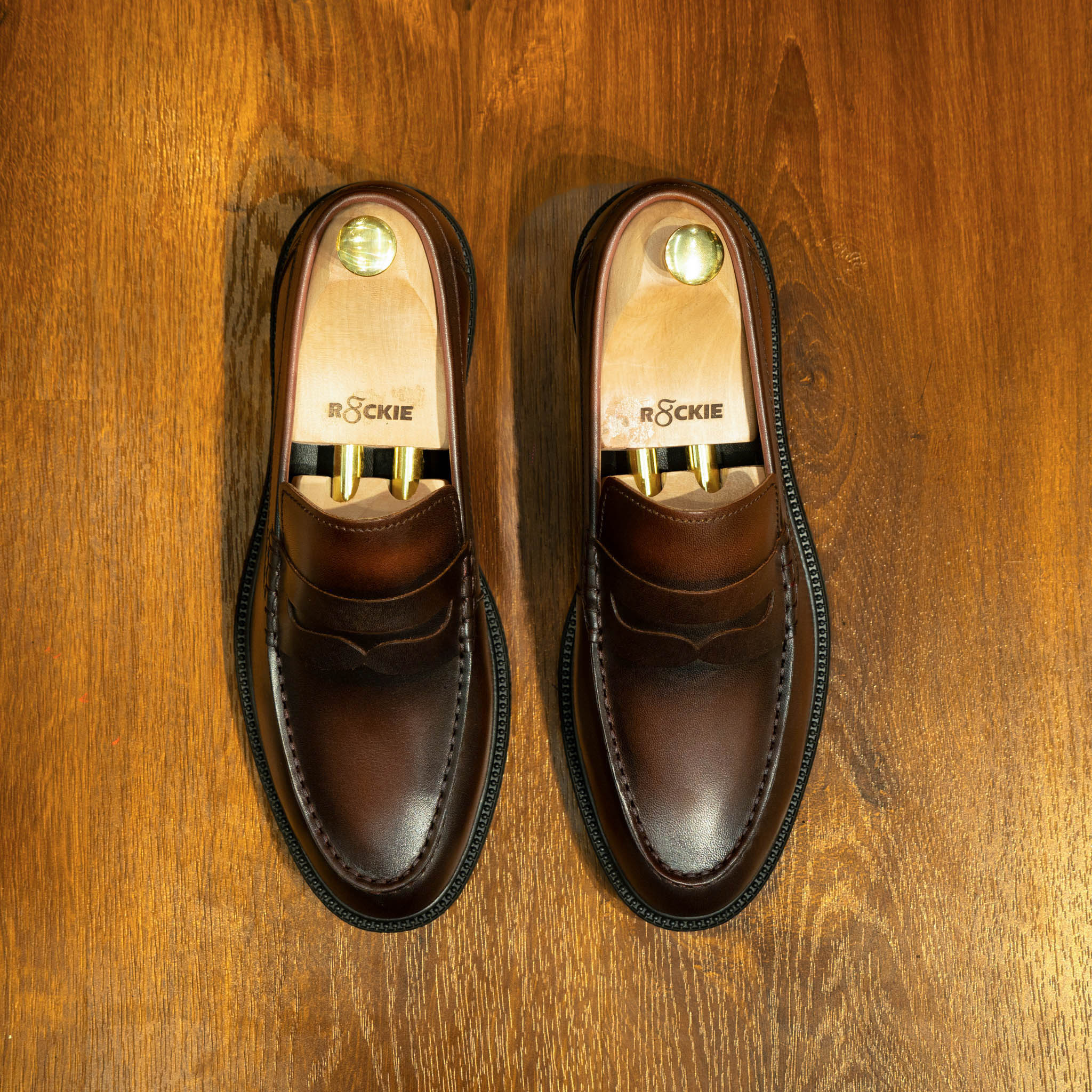 Giày Beckman Penny Loafer - Nâu Patina 14