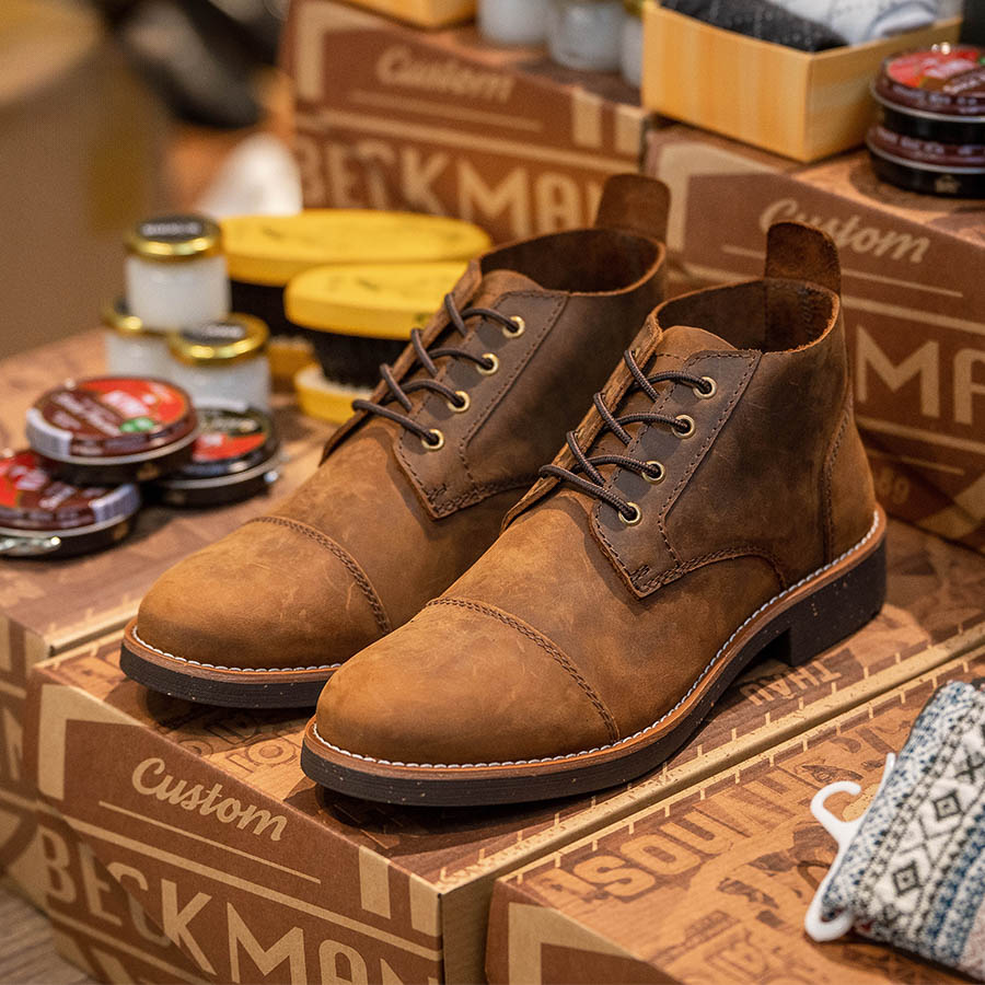 Giày Boots Chukka Trench Boot Bm - Bò 7