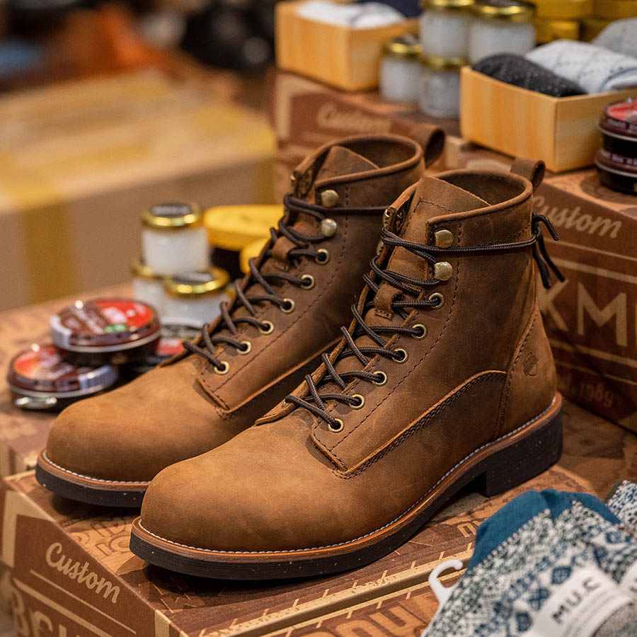 Giày Boots Lineman Beckman- Bò 10