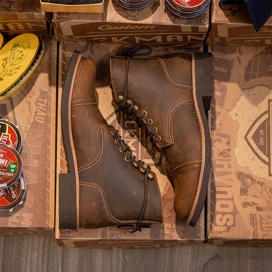 Giày Boots Beckman Ironboots - Bò 7