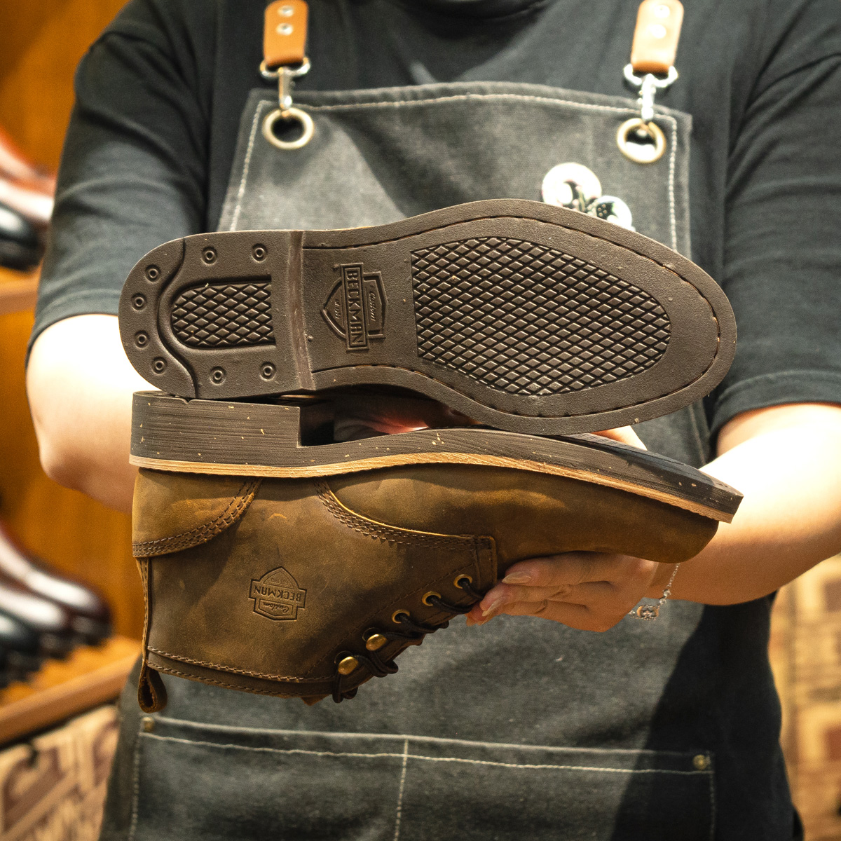 Giày Beckman Chukka Double Wings 14