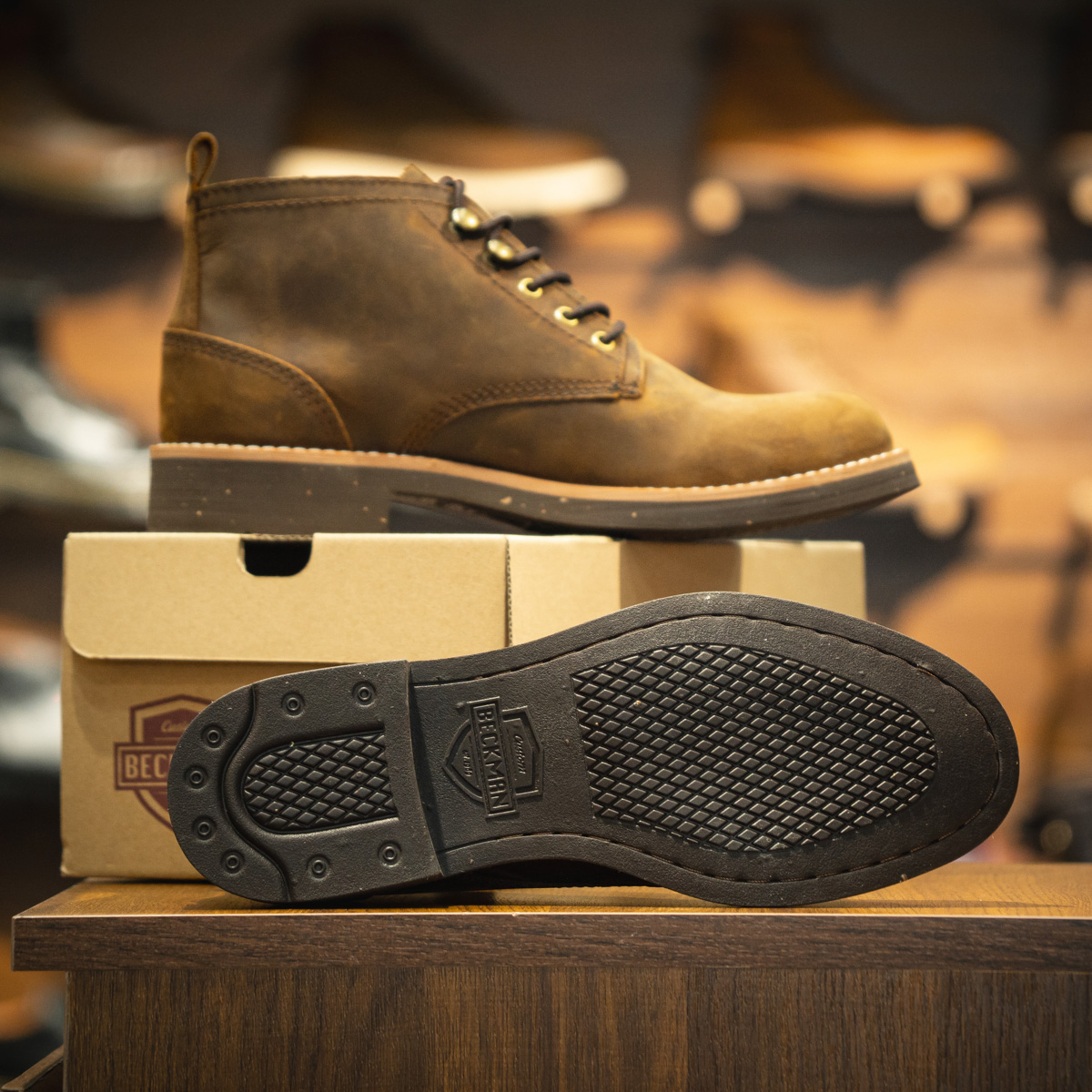 Giày Beckman Chukka Double Wings 17