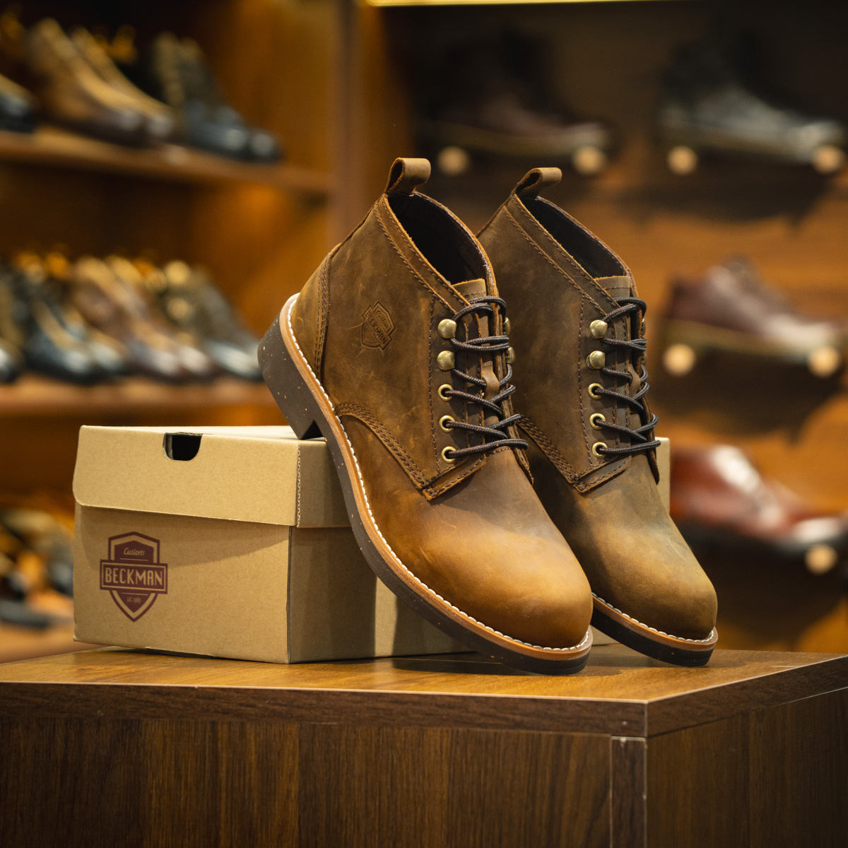 Giày Beckman Chukka Double Wings 12