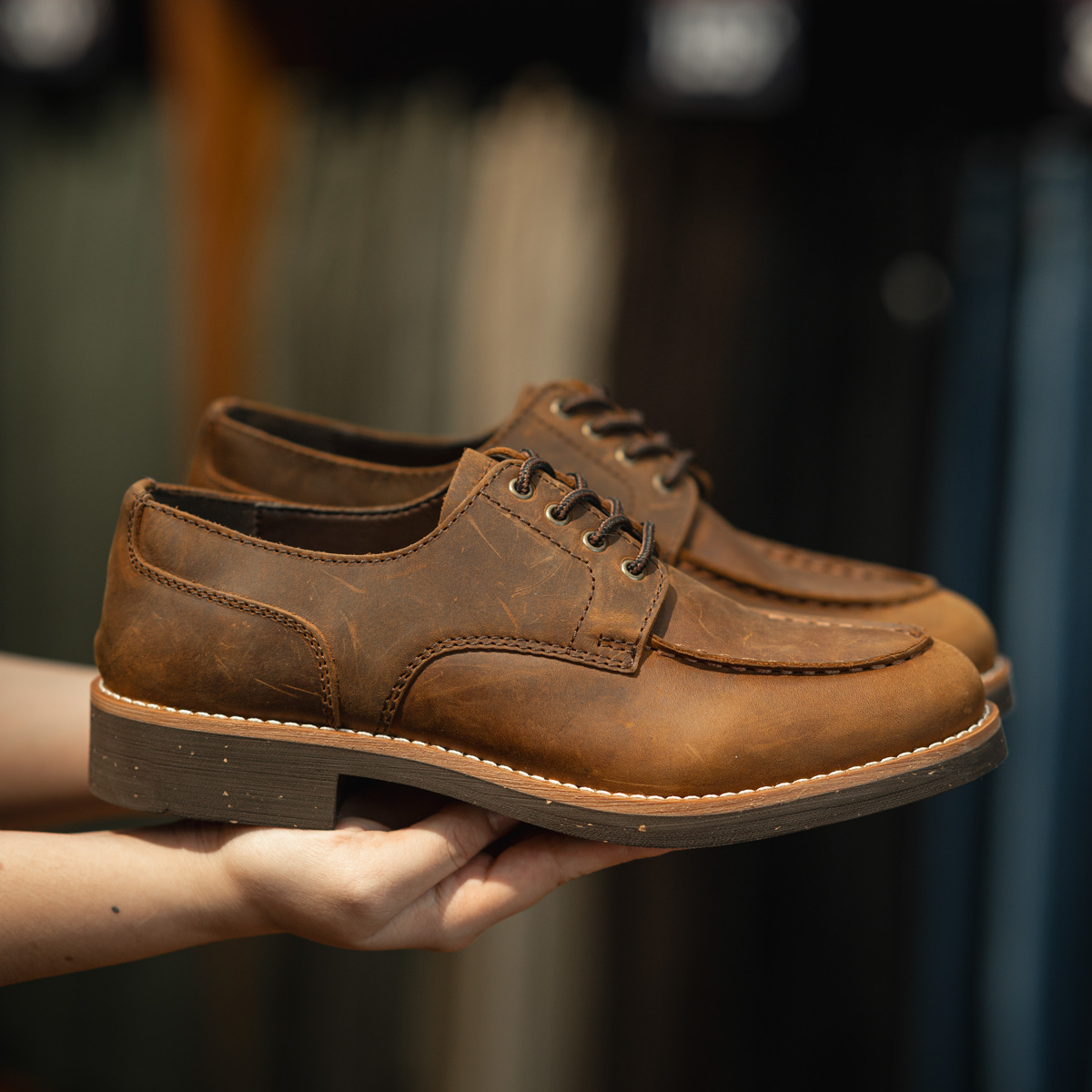 Giày Beckman Split toe Derby Wellerman 28