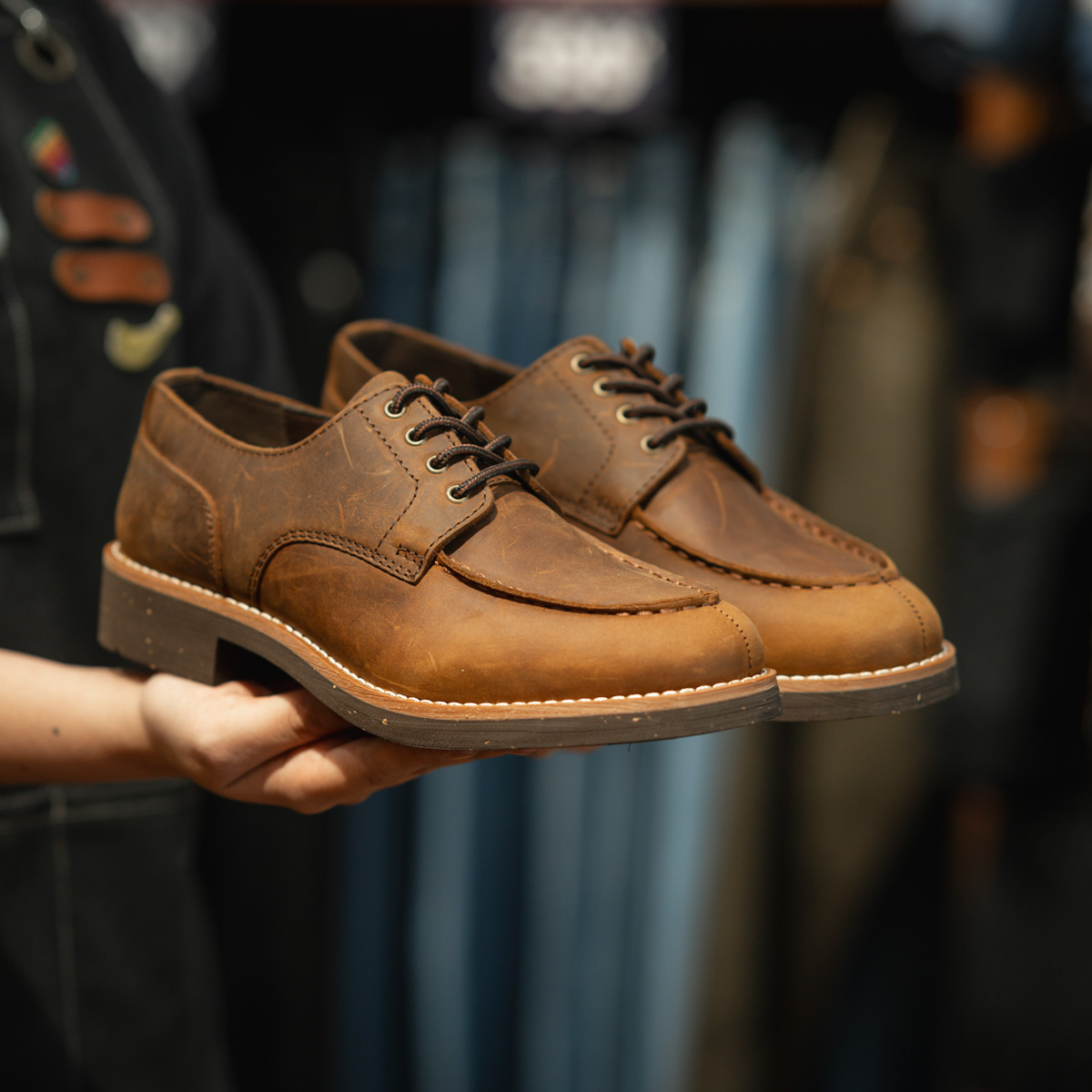 Giày Beckman Split toe Derby Wellerman 18