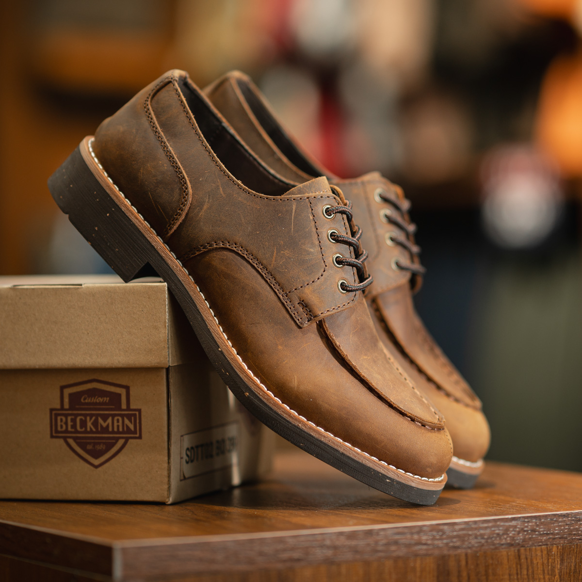 Giày Beckman Split toe Derby Wellerman 23