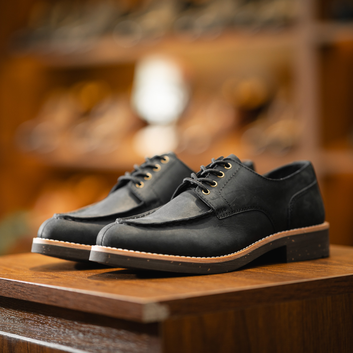 Giày Beckman Split toe Derby Wellerman - Đen 7