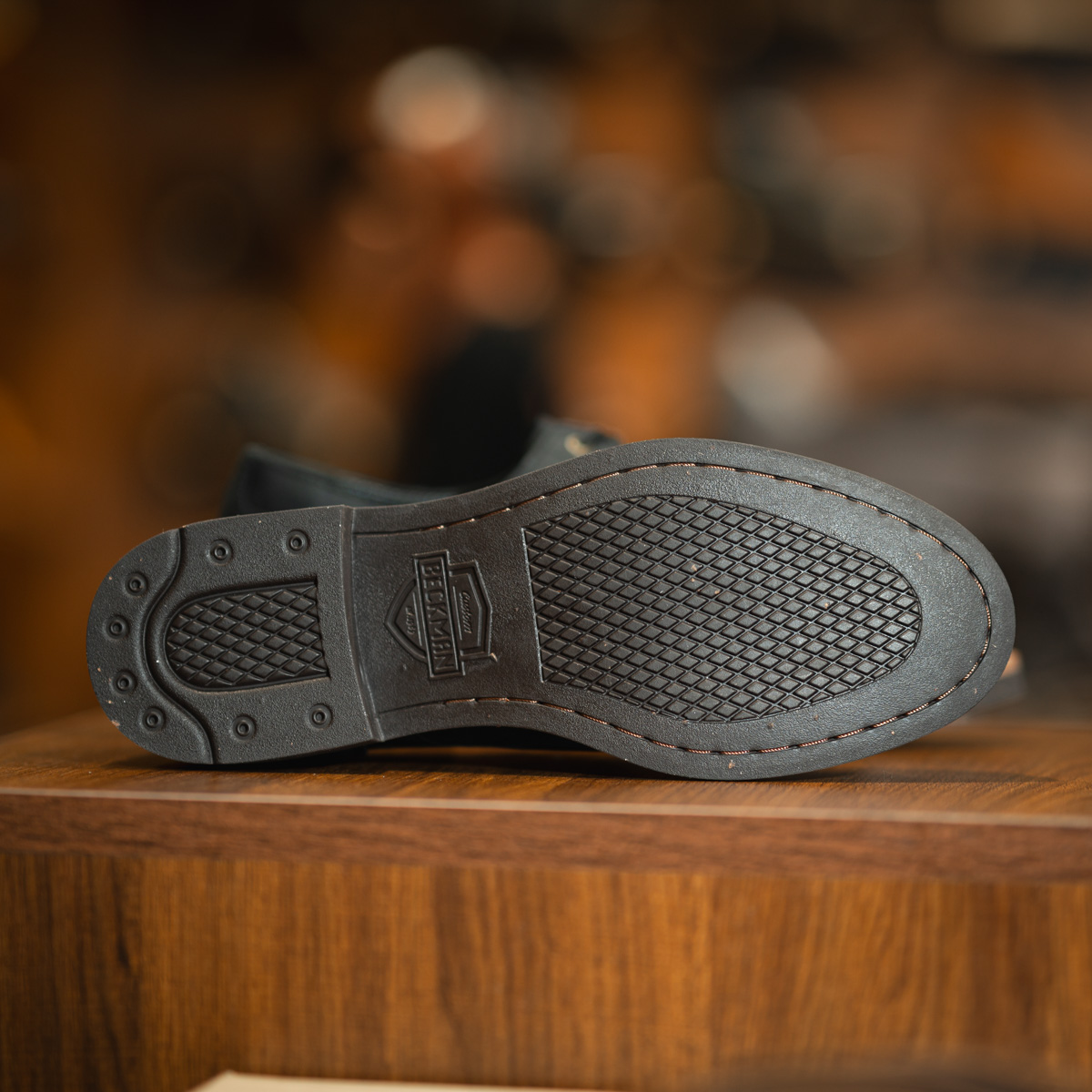 Giày Beckman Split toe Derby Wellerman - Đen 9