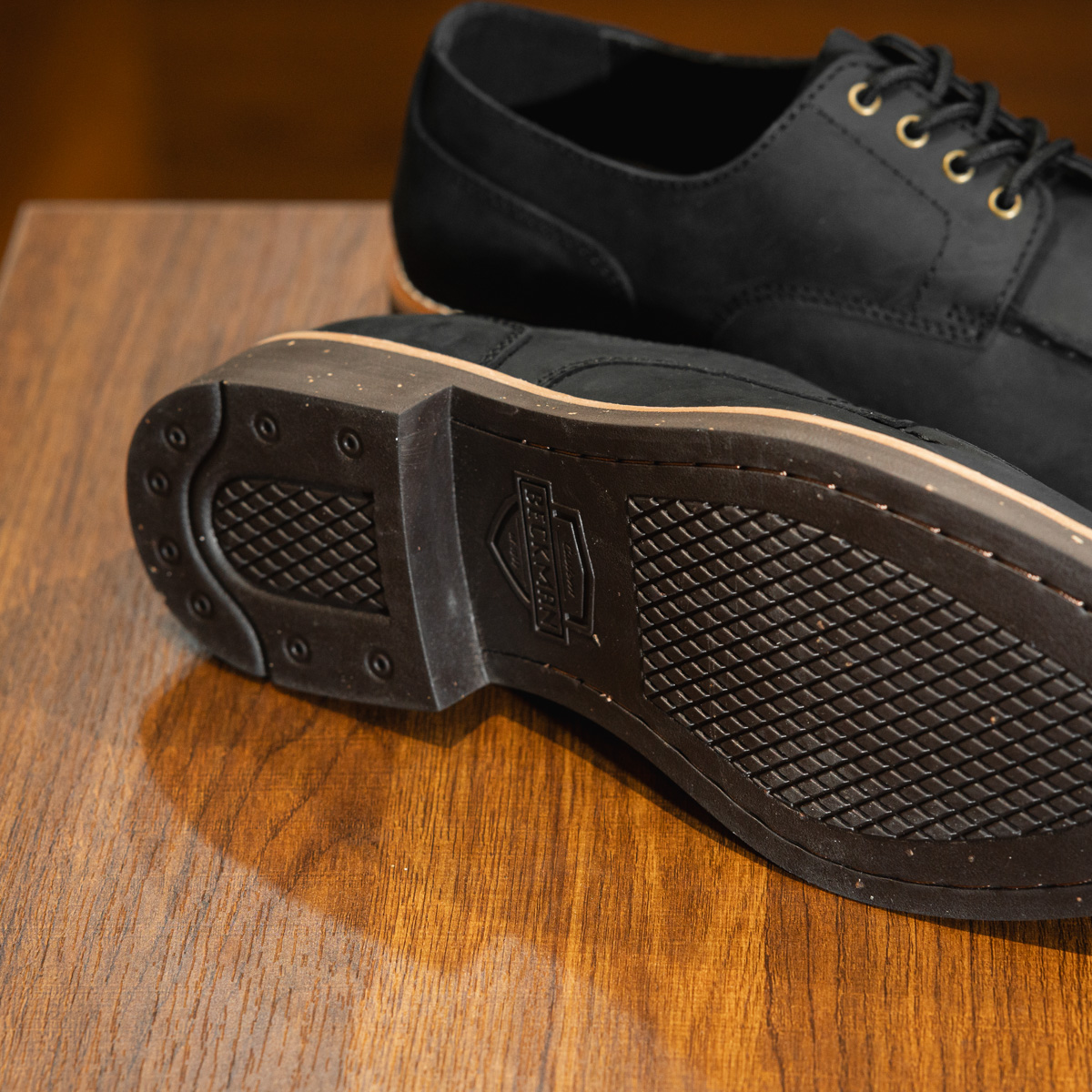 Giày Beckman Split toe Derby Wellerman - Đen 10