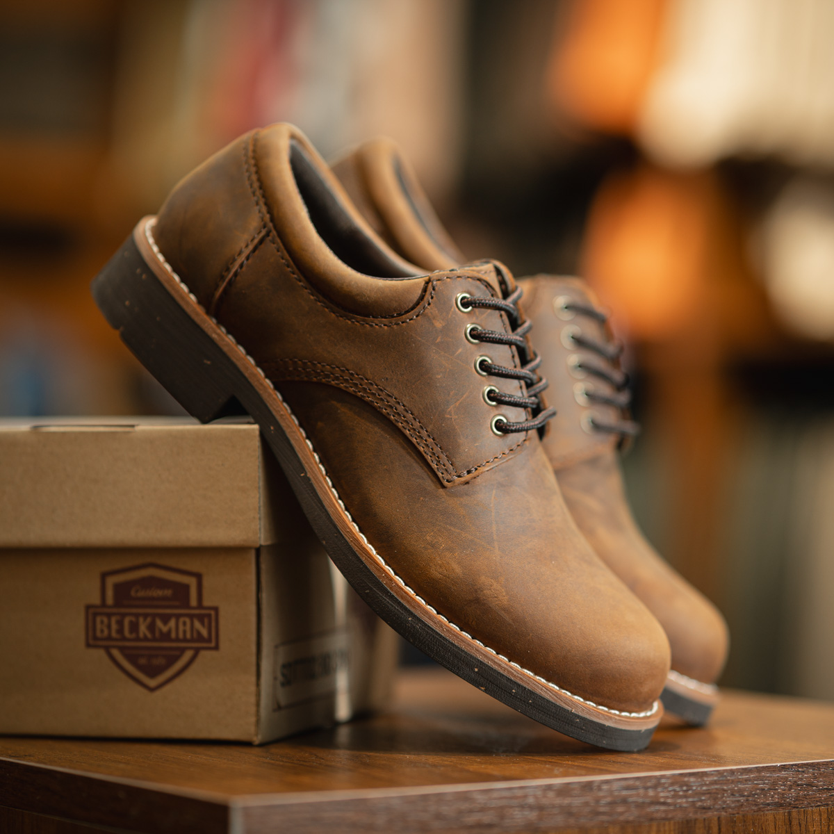 Giày Beckman Classic Derby Lumberman - Bò 10