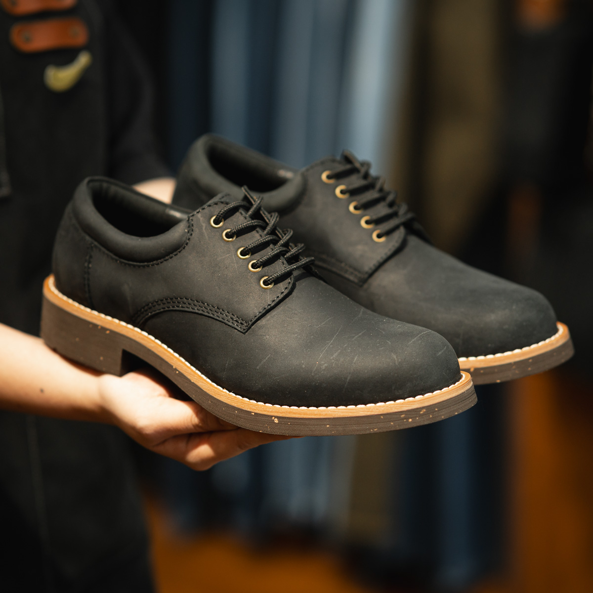 Giày Beckman Classic Derby Lumberman - Đen 9