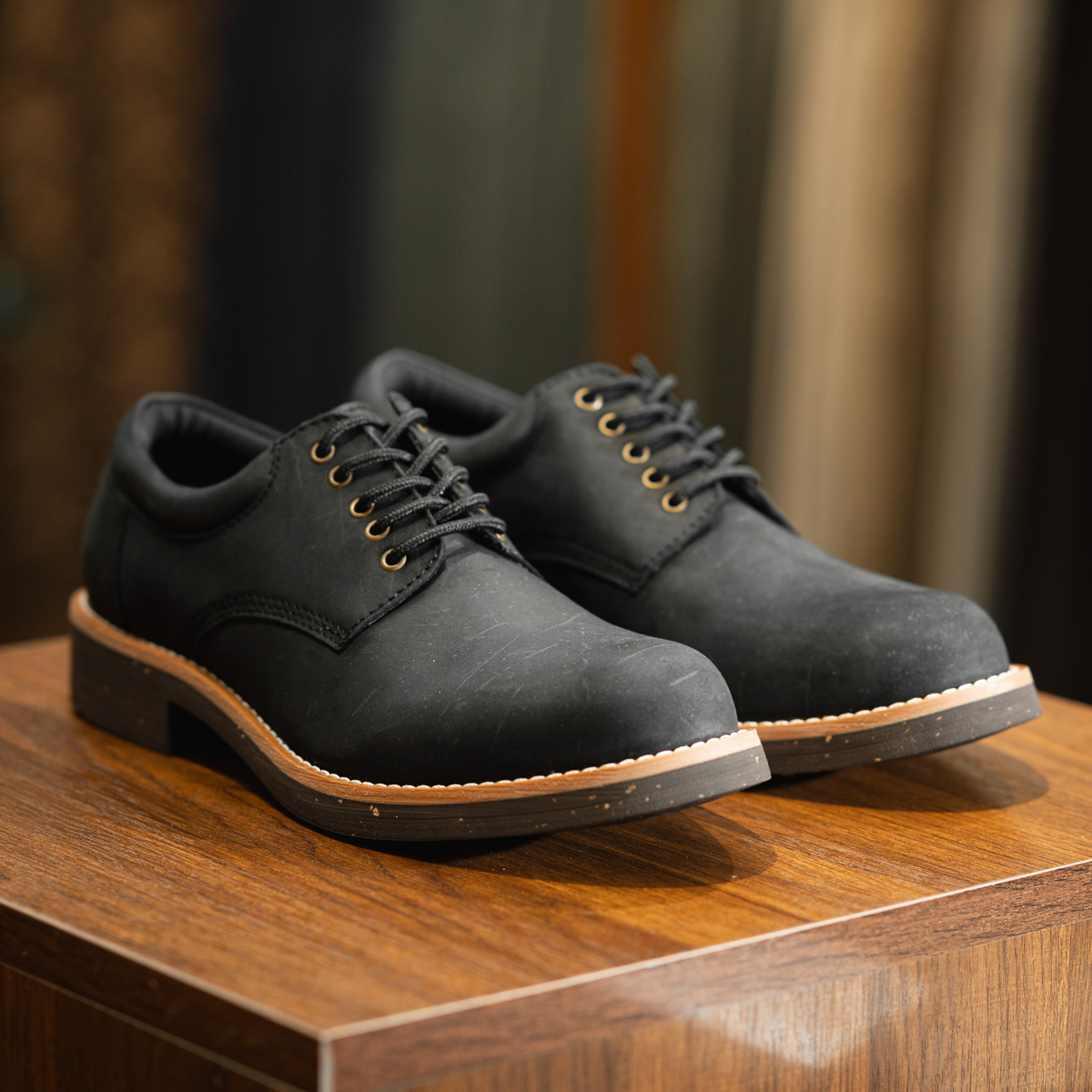 Giày Beckman Classic Derby Lumberman - Đen