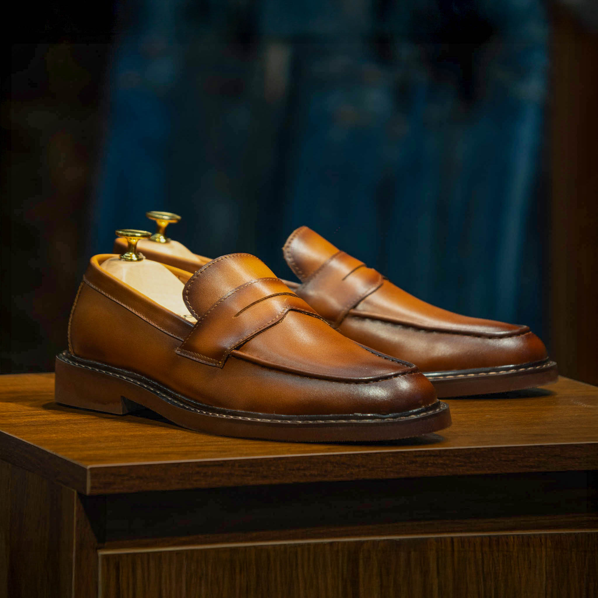 Giày Beckman Penny Loafer - Bò Cháy 2