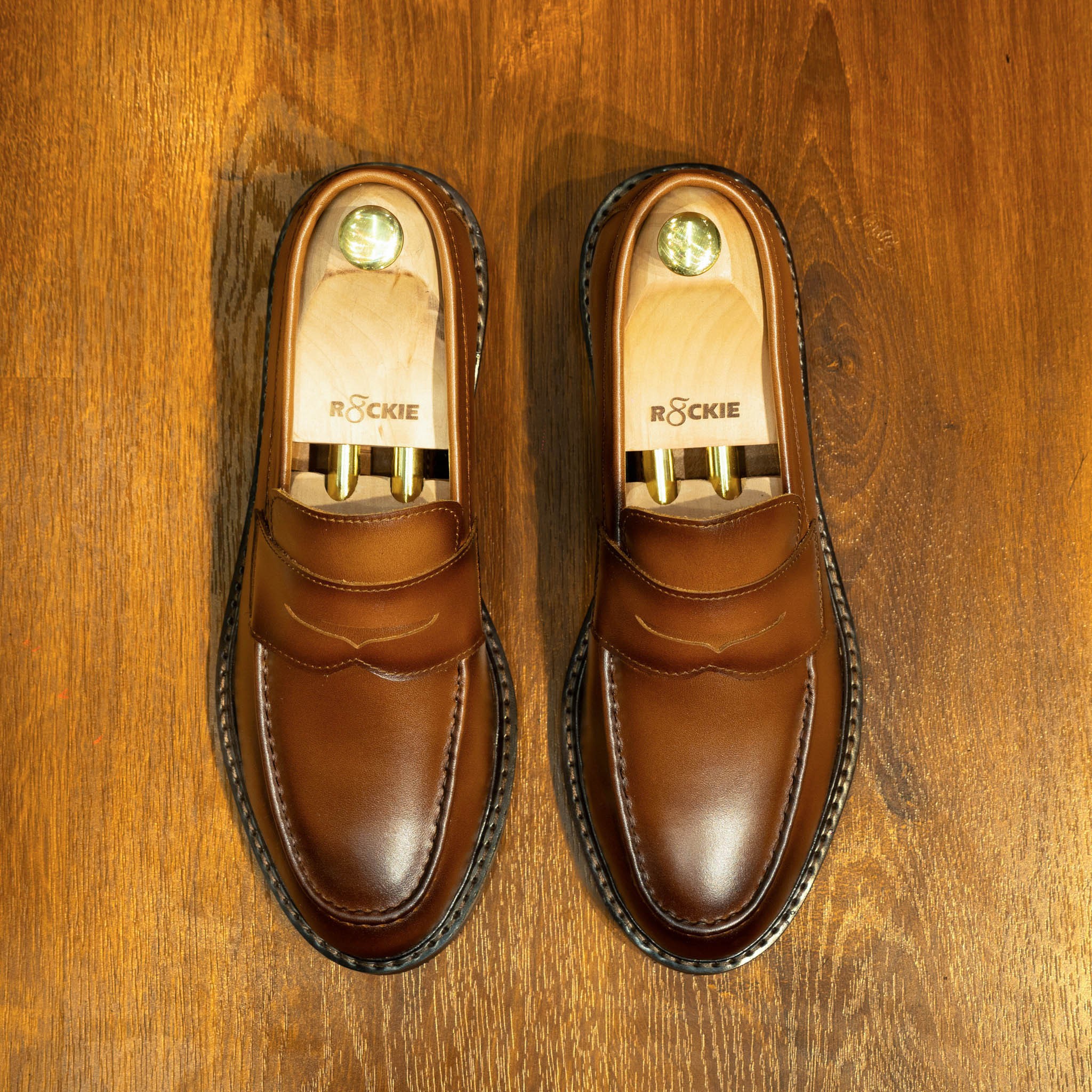 Giày Beckman Penny Loafer - Bò Cháy 4