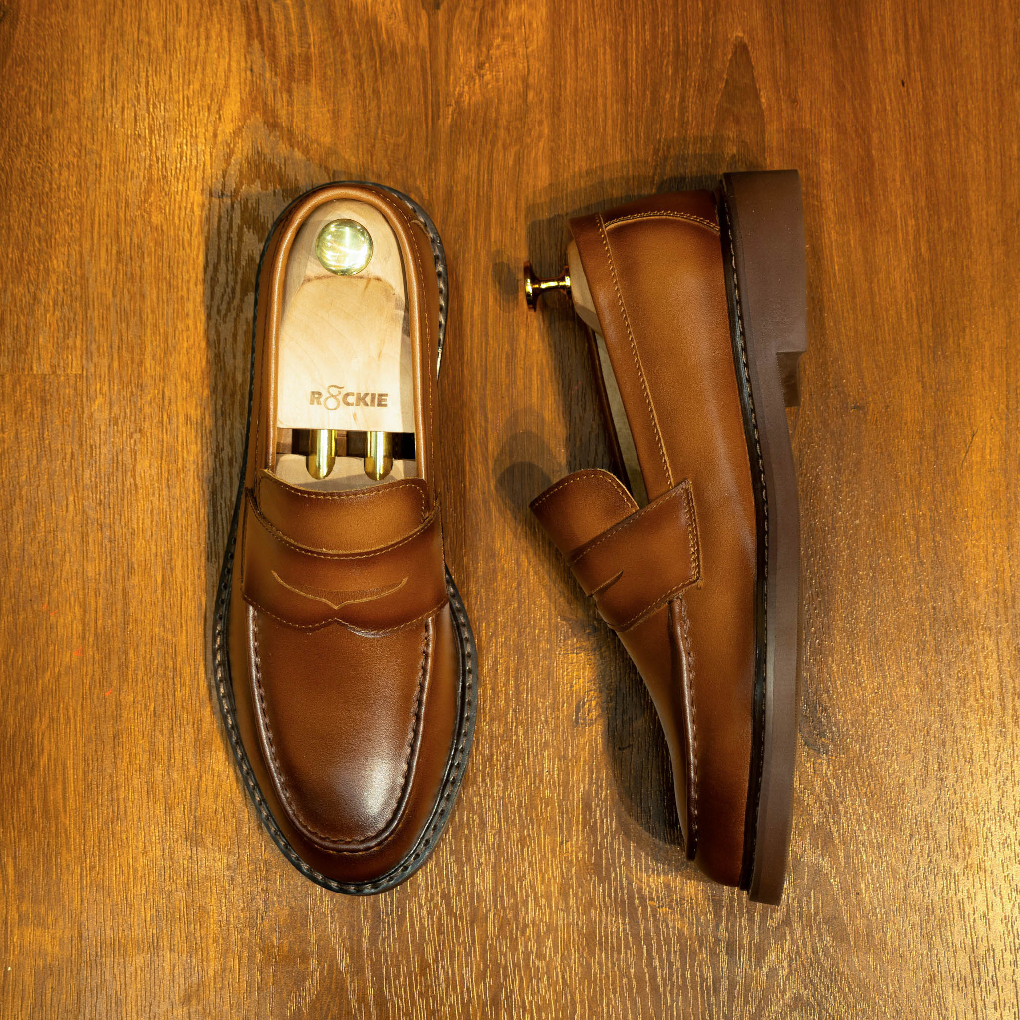 Giày Beckman Penny Loafer - Bò Cháy 5