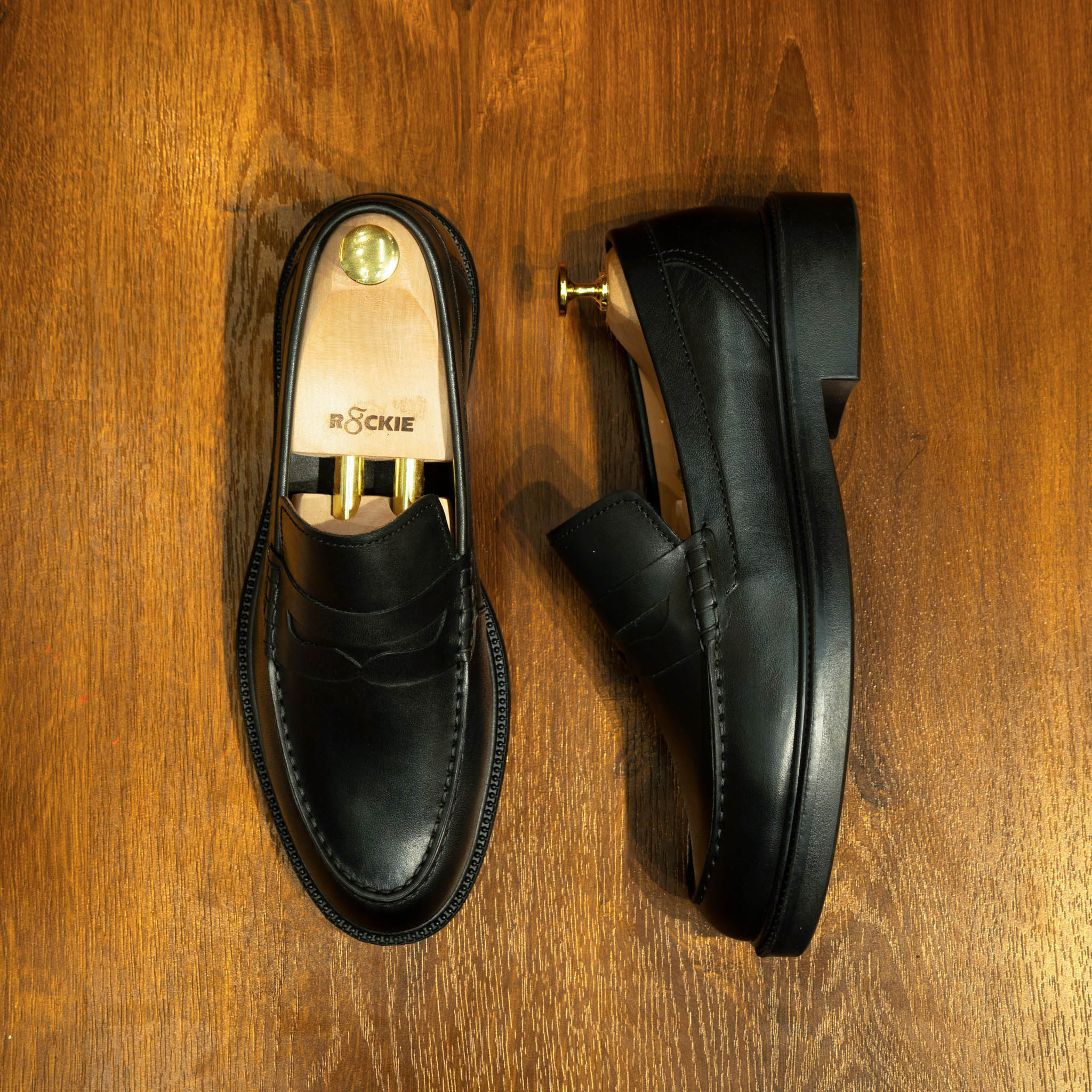 Giày Beckman Penny Loafer - Đen 5