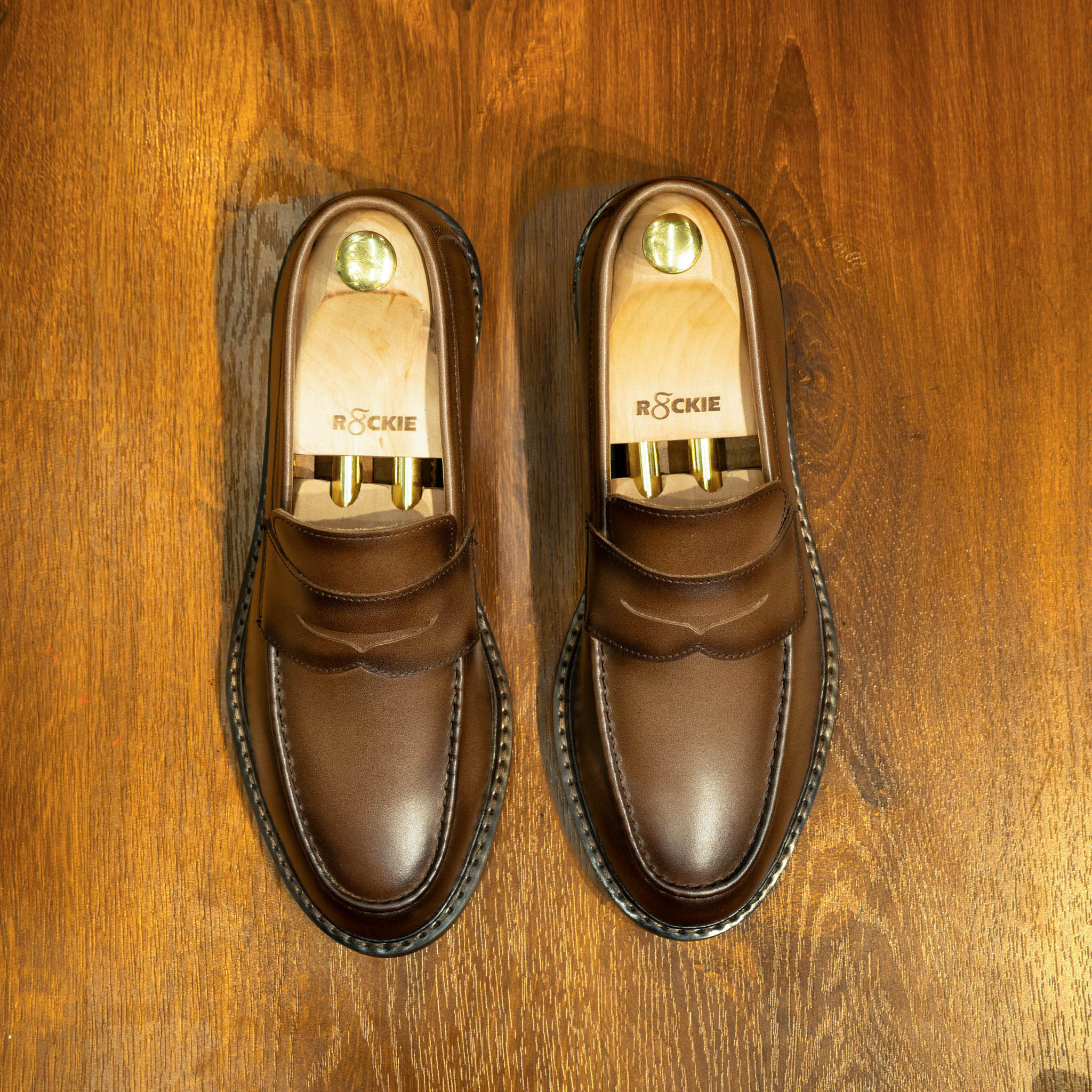 Giày Beckman Penny Loafer - Nâu 5