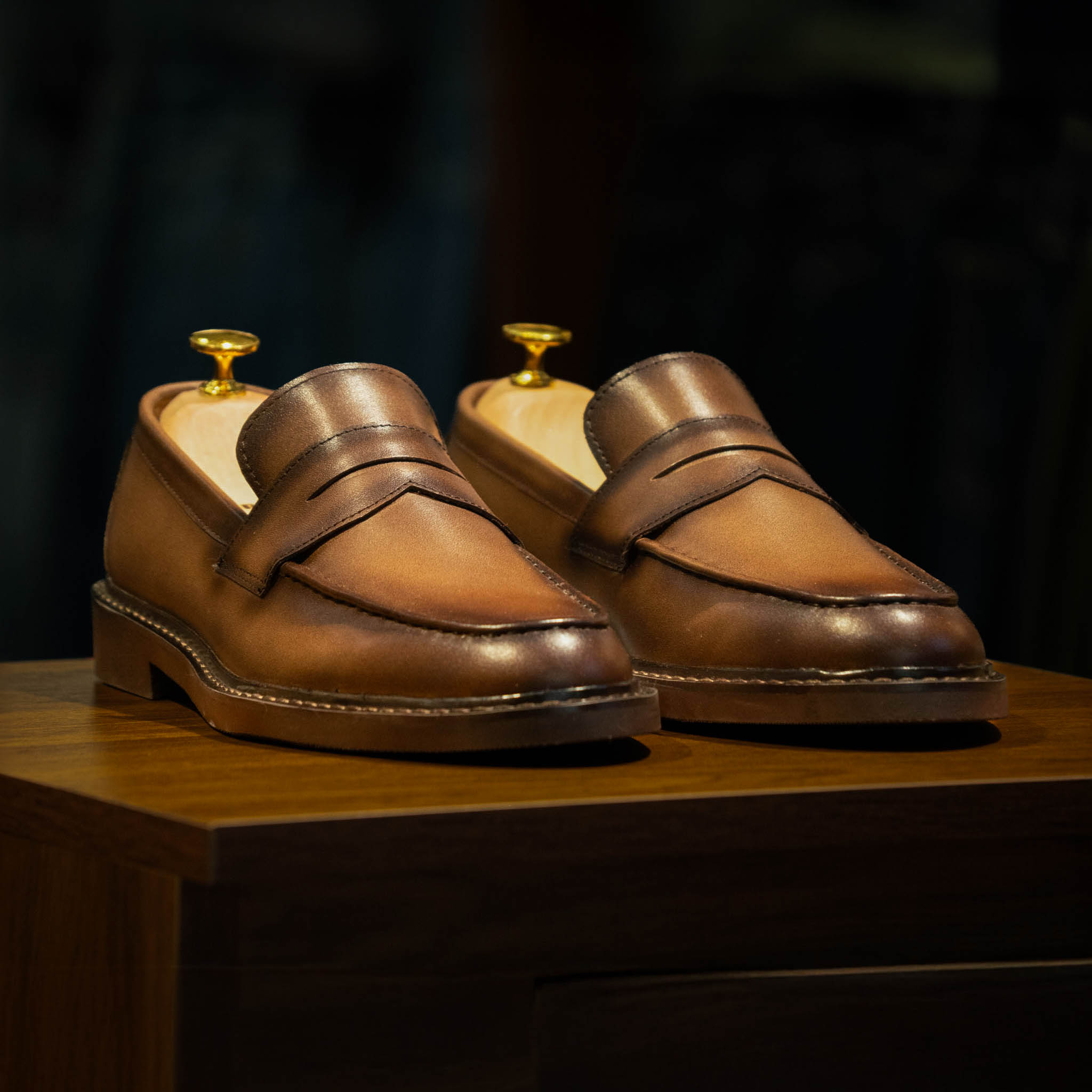 Giày Beckman Penny Loafer - Nâu 7