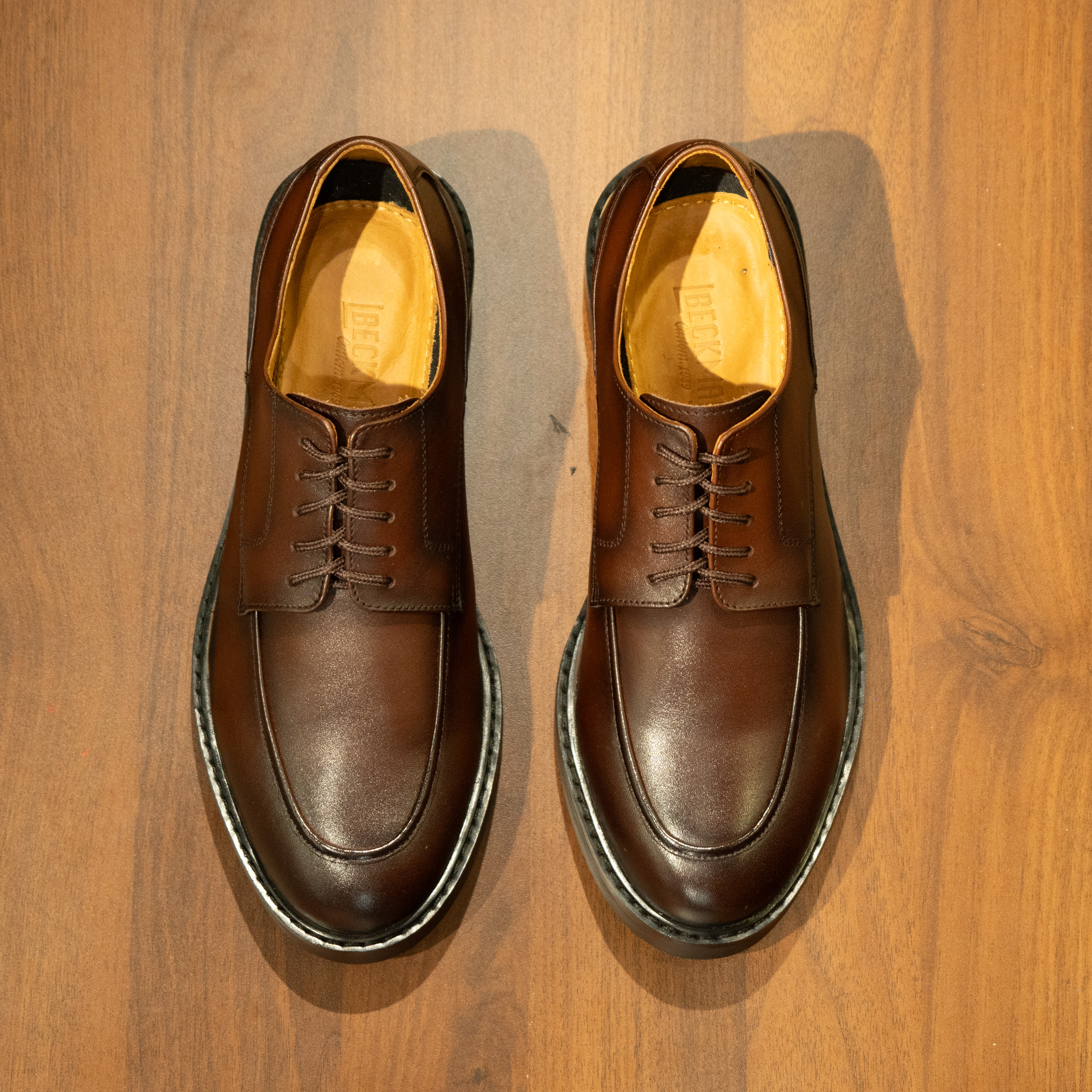 Giày Beckman Chunky Derby - Nâu 8