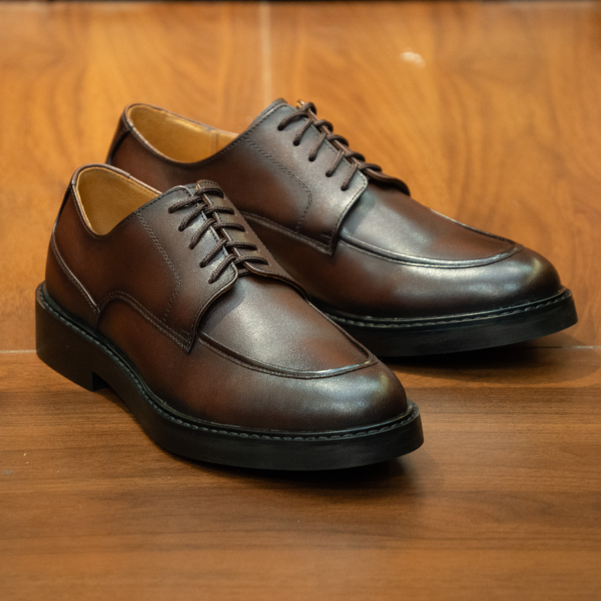 Giày Beckman Chunky Derby - Nâu 2