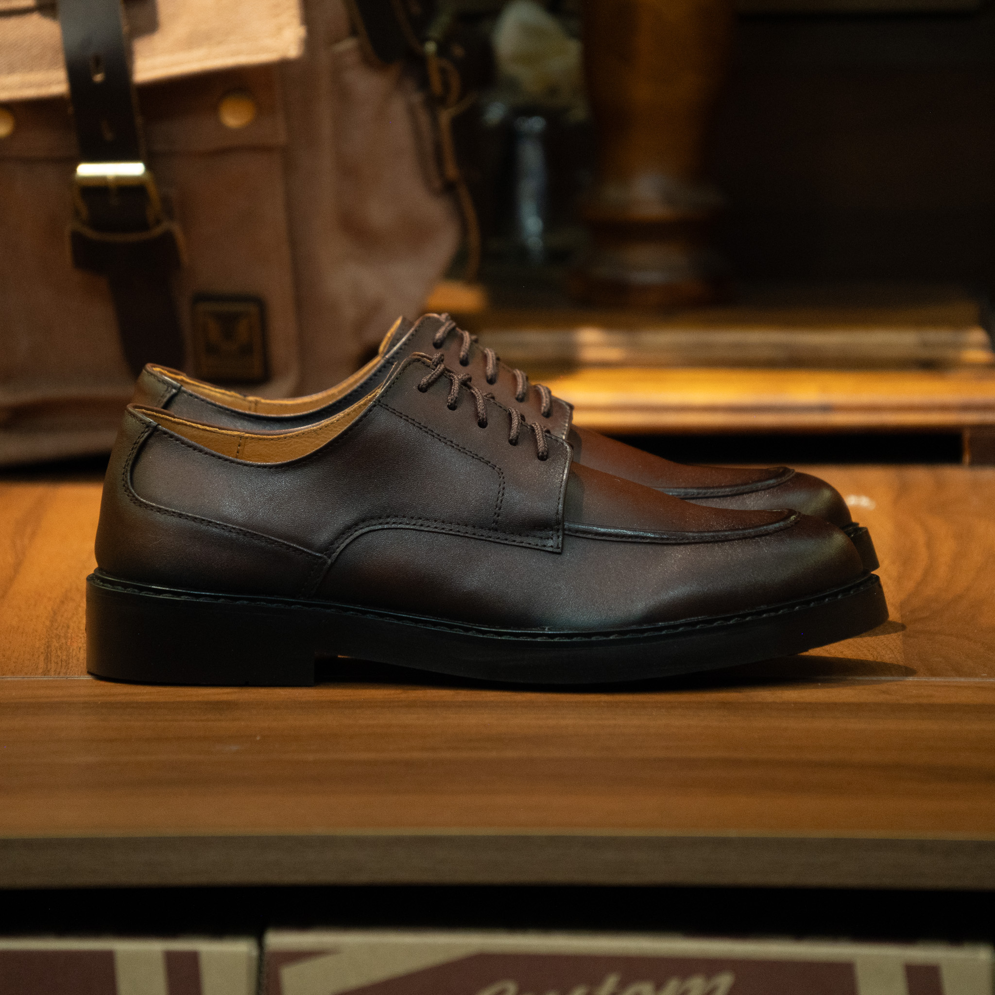 Giày Beckman Chunky Derby - Nâu 6