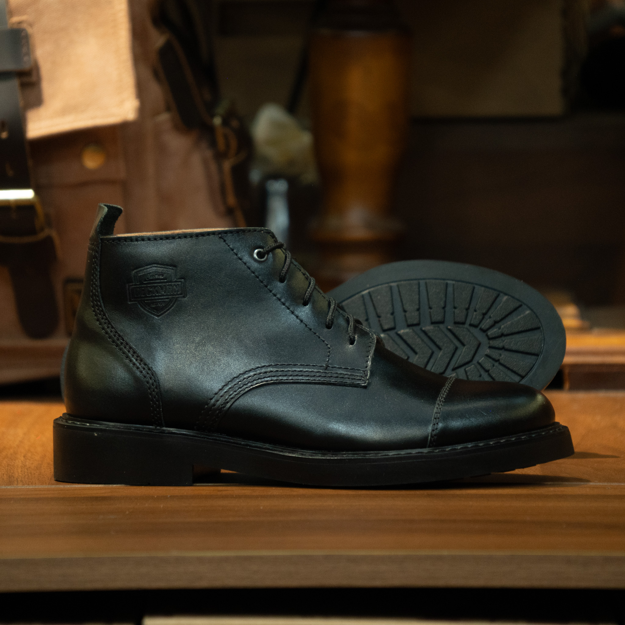 Giày Beckman PH Chukka Trench Boots - Đen 7