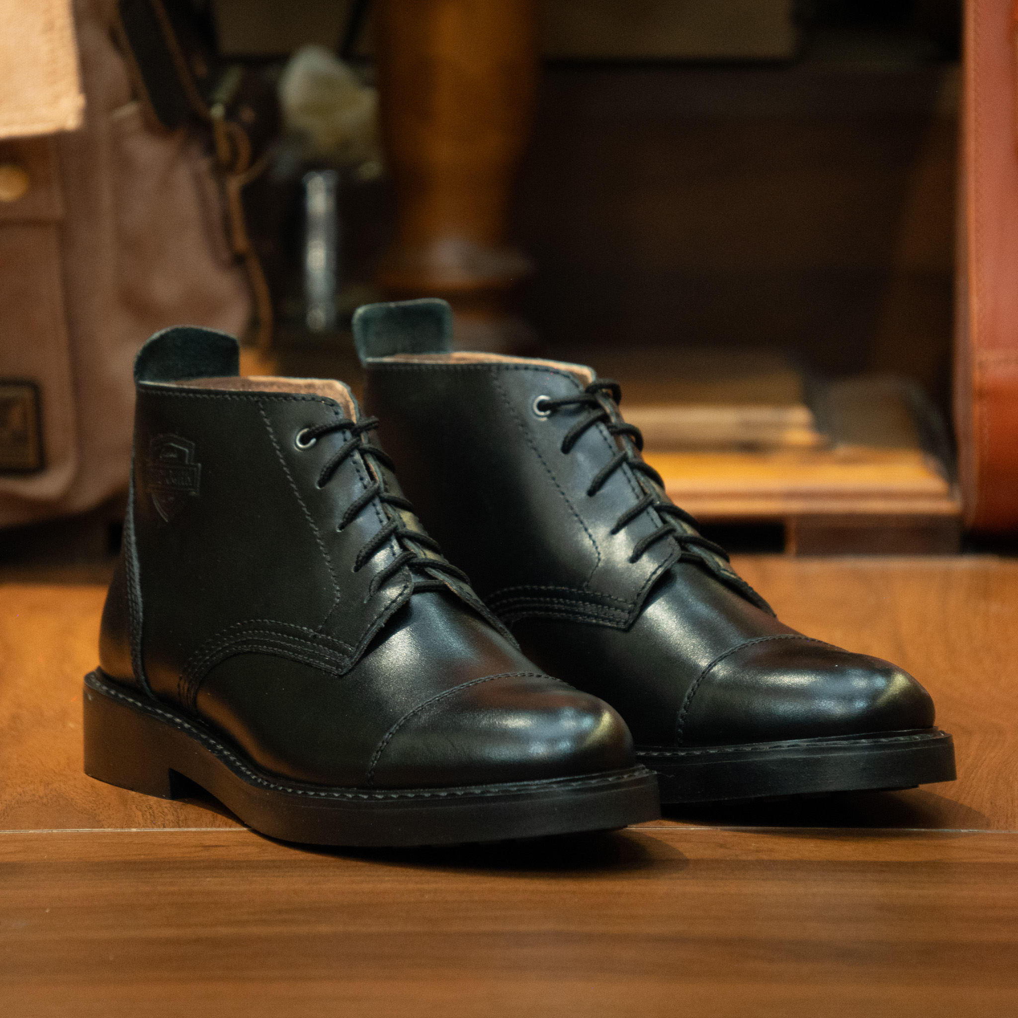 Giày Beckman PH Chukka Trench Boots - Đen 1