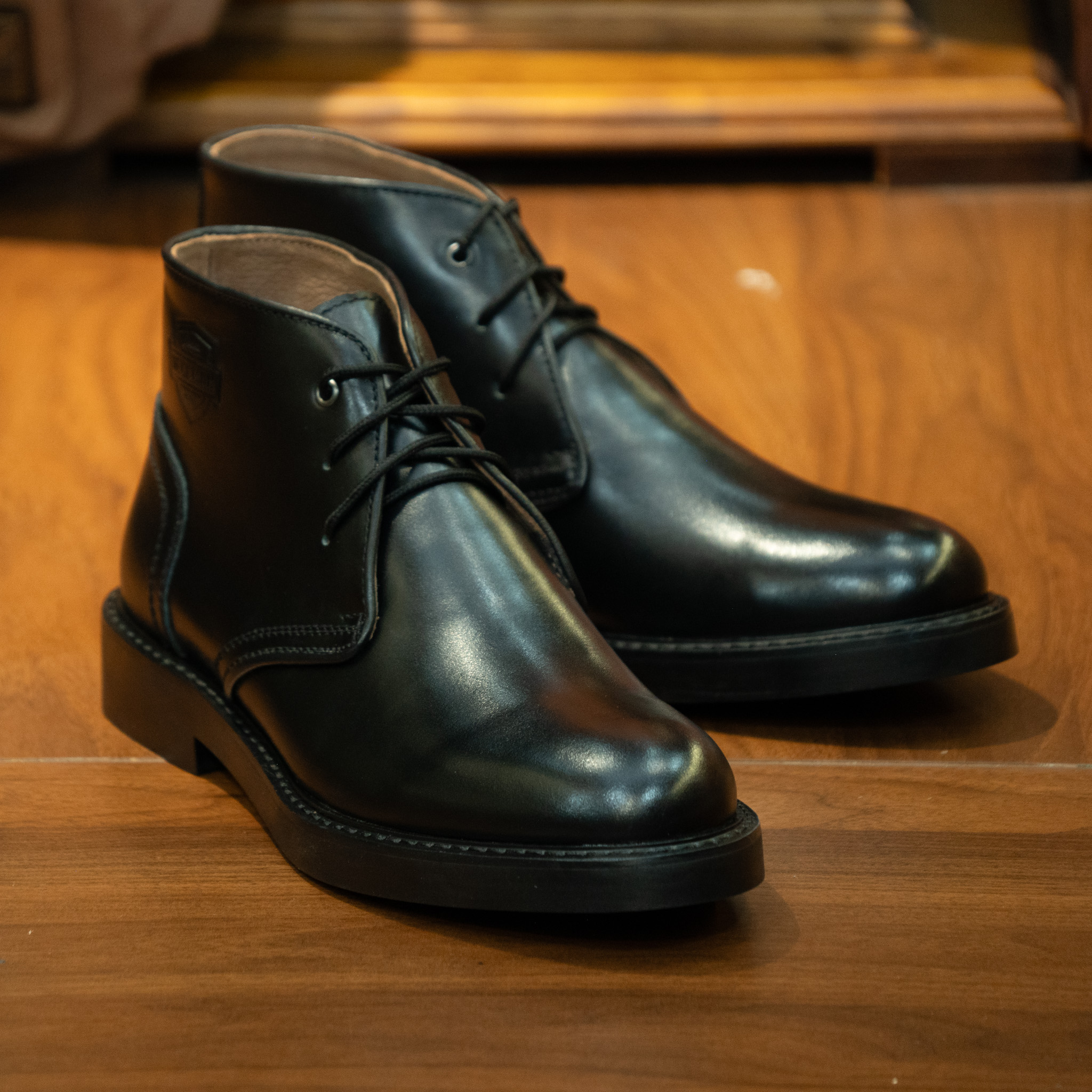 Giày Beckman Chukka Postman - Đen 7