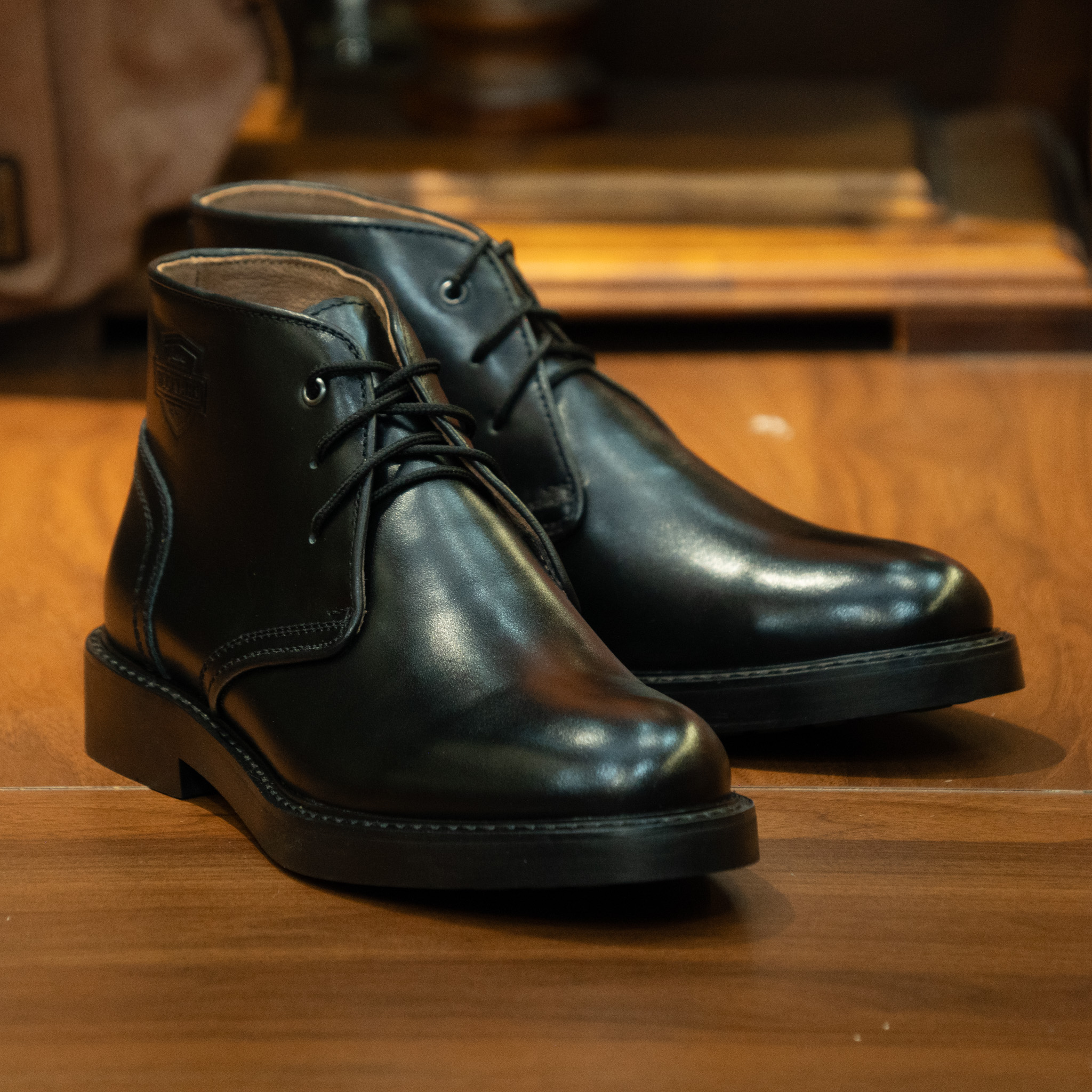 Giày Beckman Chukka Postman - Đen 8